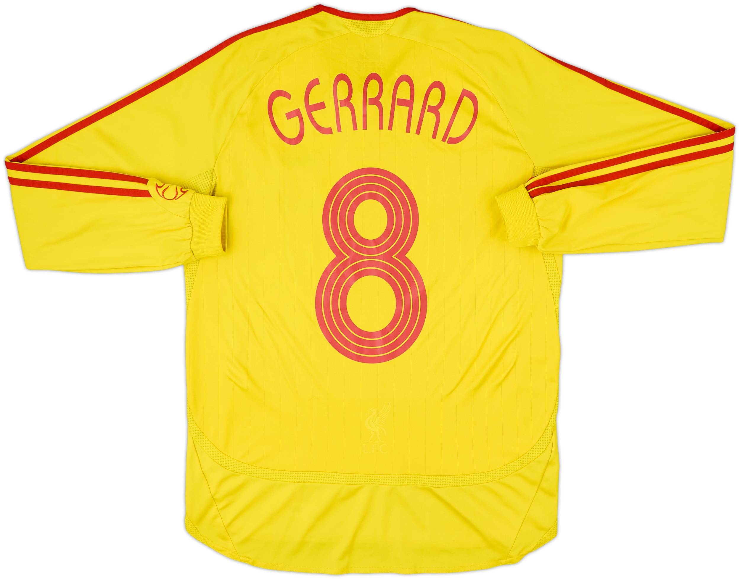 2006-2007 リバプール ジェラード 8番 GERRARD 2006-07 Liverpool Away L/S Shirt Gerrard #8 - 8/10 - (S)
