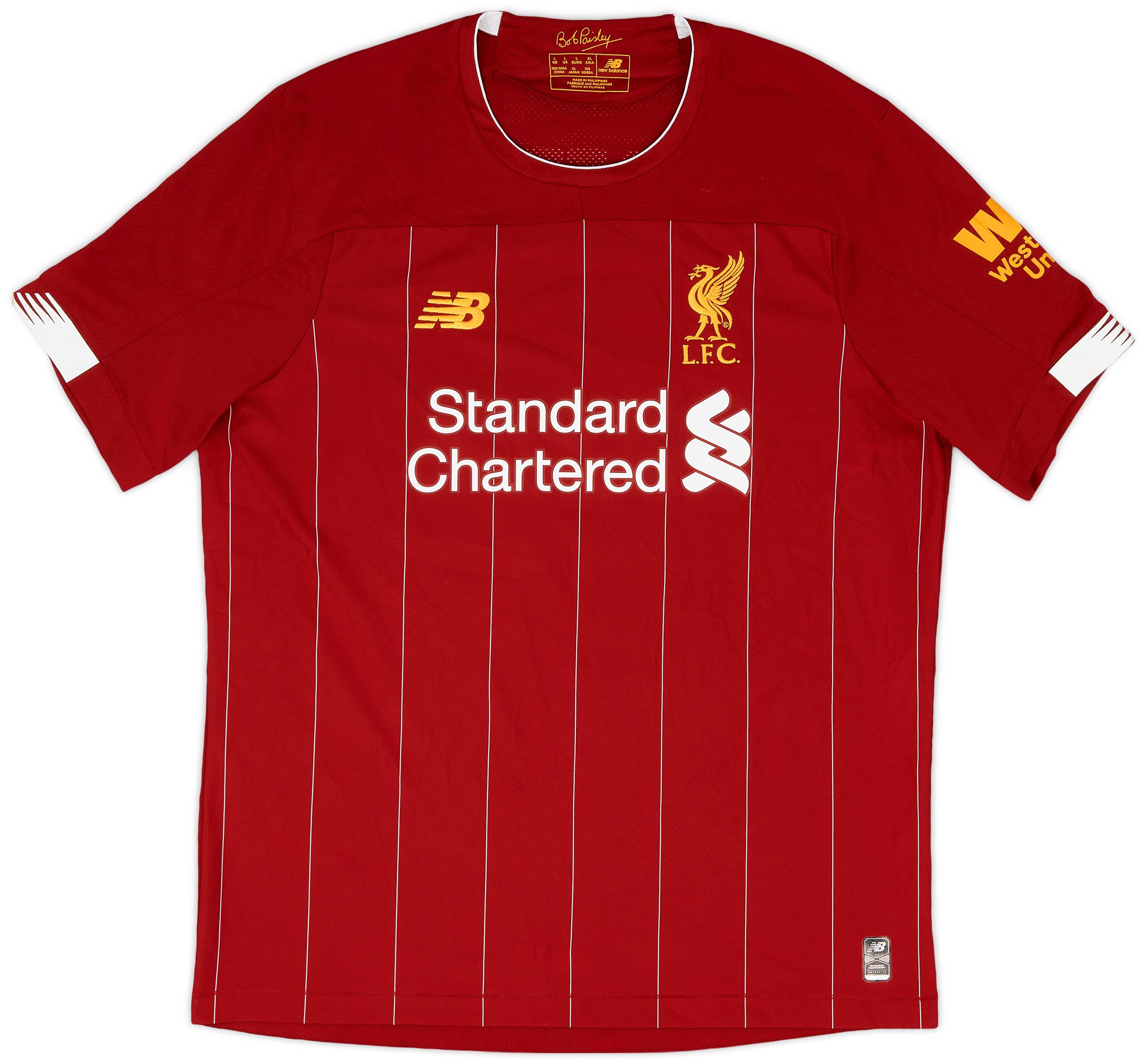 HENDERSON 14番シャツ Lサイズ 2019-20 Liverpool Authentic Signed Home Shirt Henderson #14