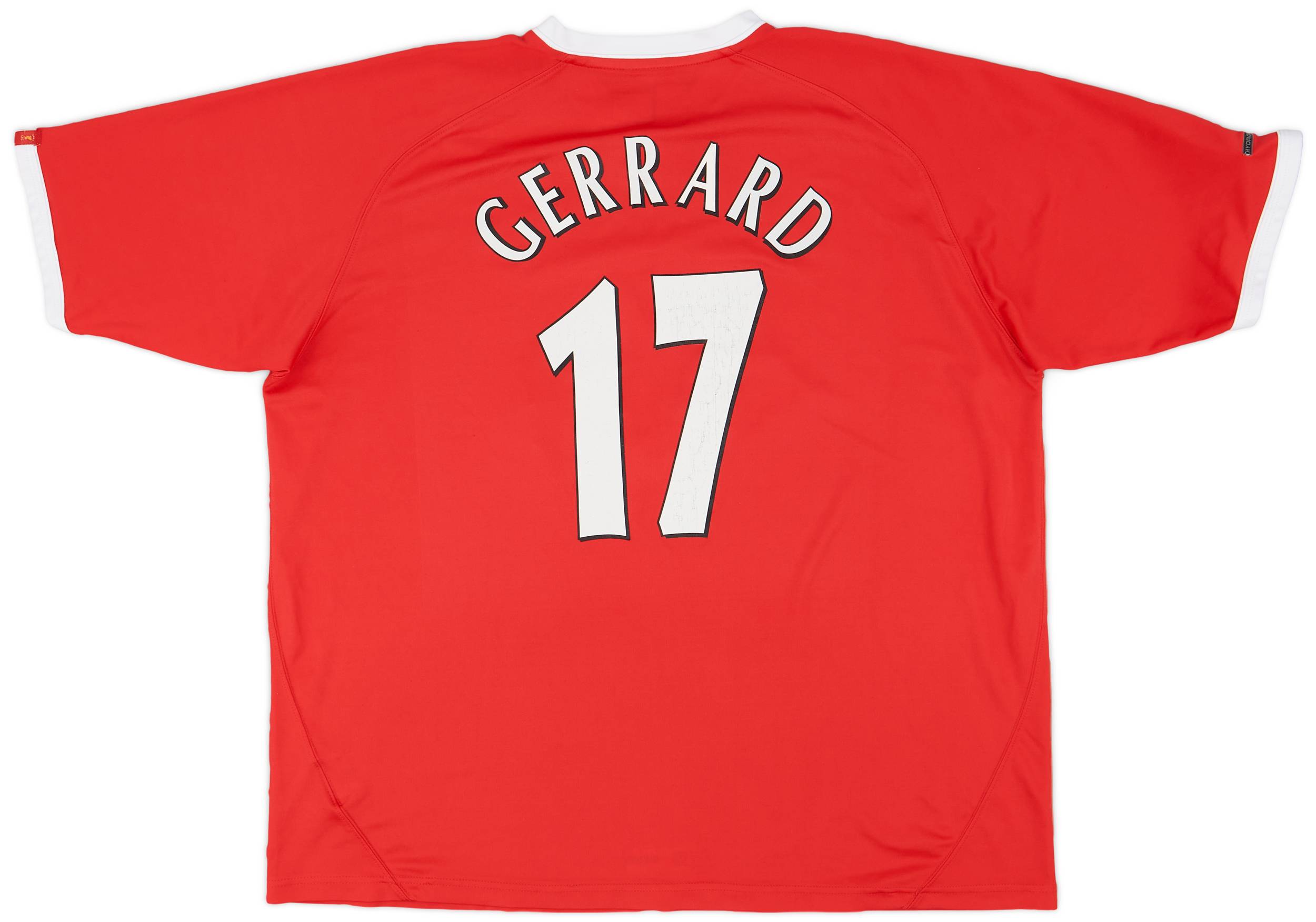 2001-03 Liverpool CL Shirt Gerrard #17 - 8/10 - (XXL)