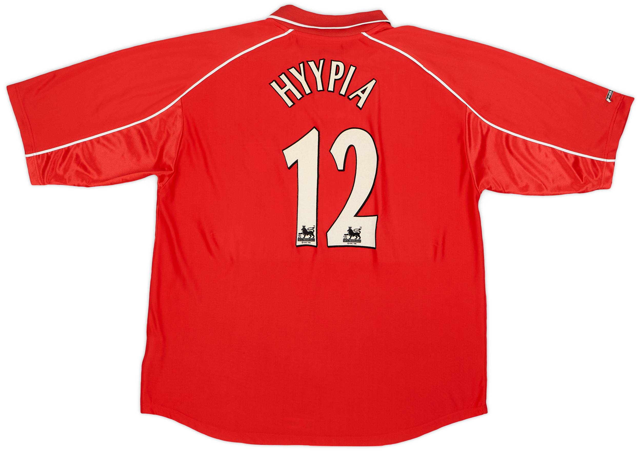 2000-02 Liverpool Home Shirt Hyypia #12 - 8/10 - (XXL)