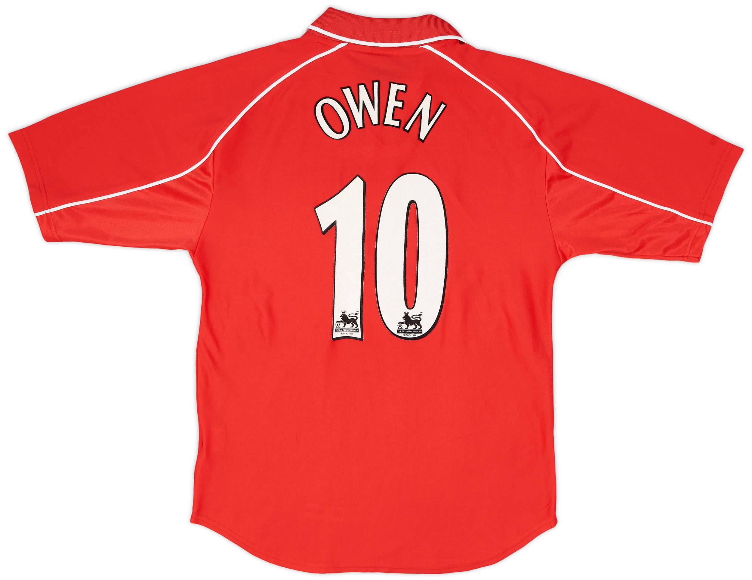 2000-02 Liverpool Home Shirt Owen #10 - 7/10 - (S)