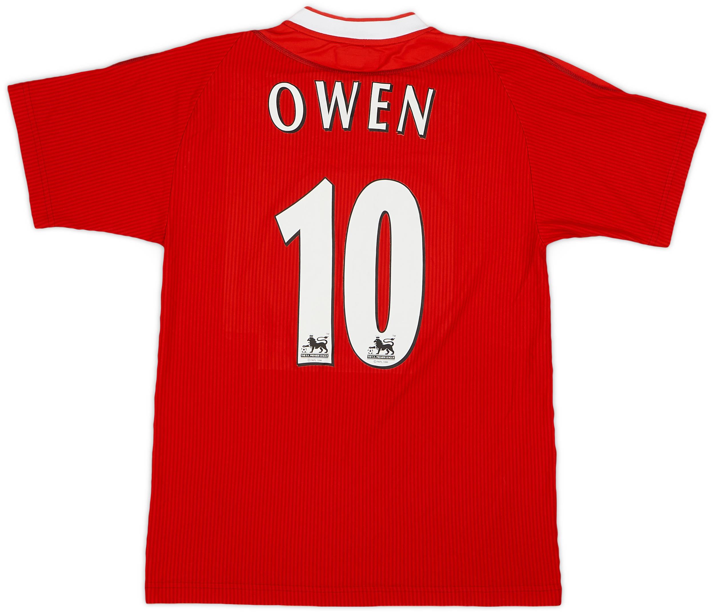 2002-04 Liverpool Home Shirt Owen #10 - 8/10 - (S)