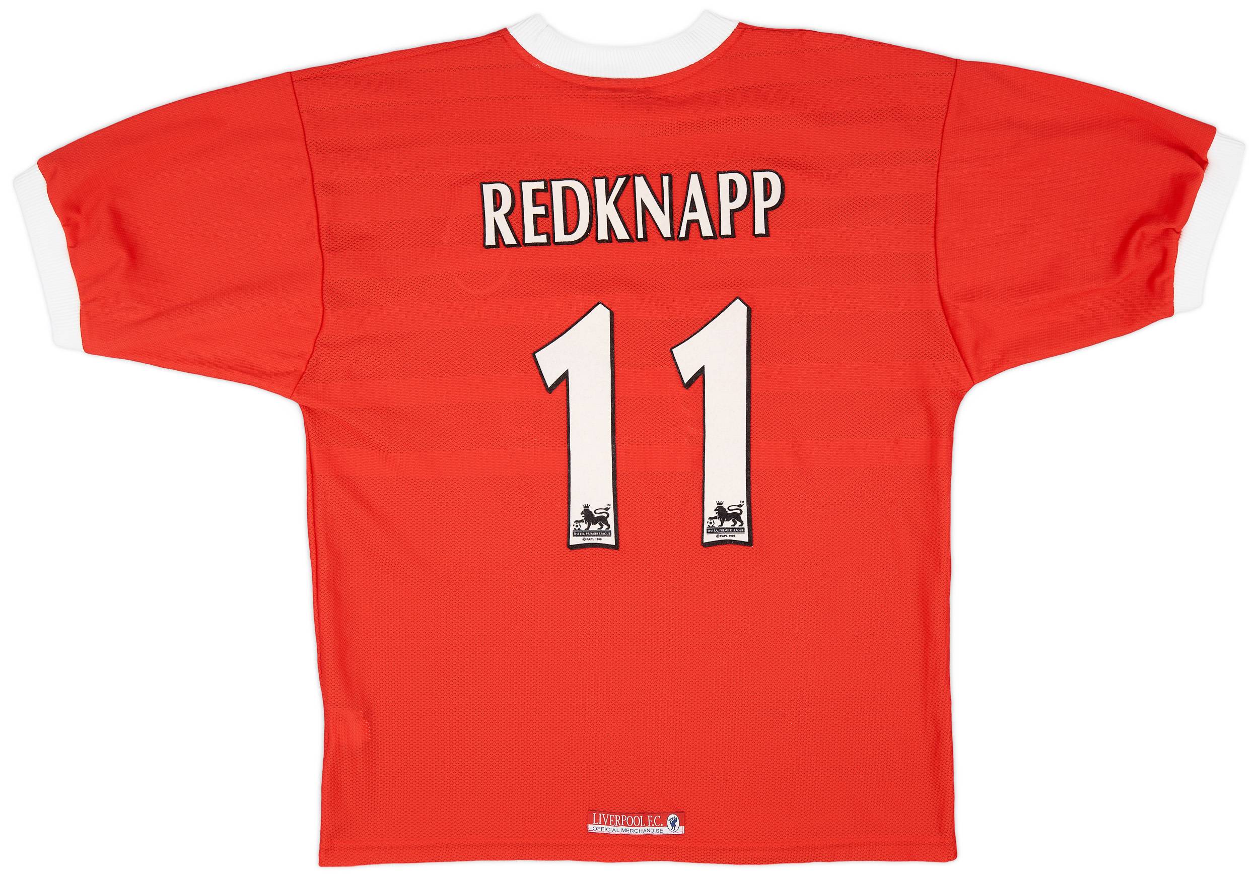 1998-00 Liverpool Home Shirt Redknapp #11 - 8/10 - (L)