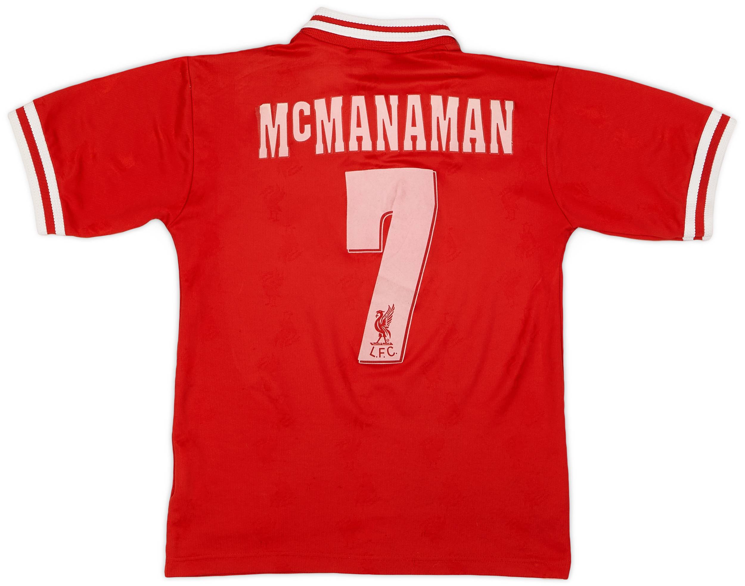 1998-00 Liverpool Home Shirt McManaman #7 - 7/10 - (Y)