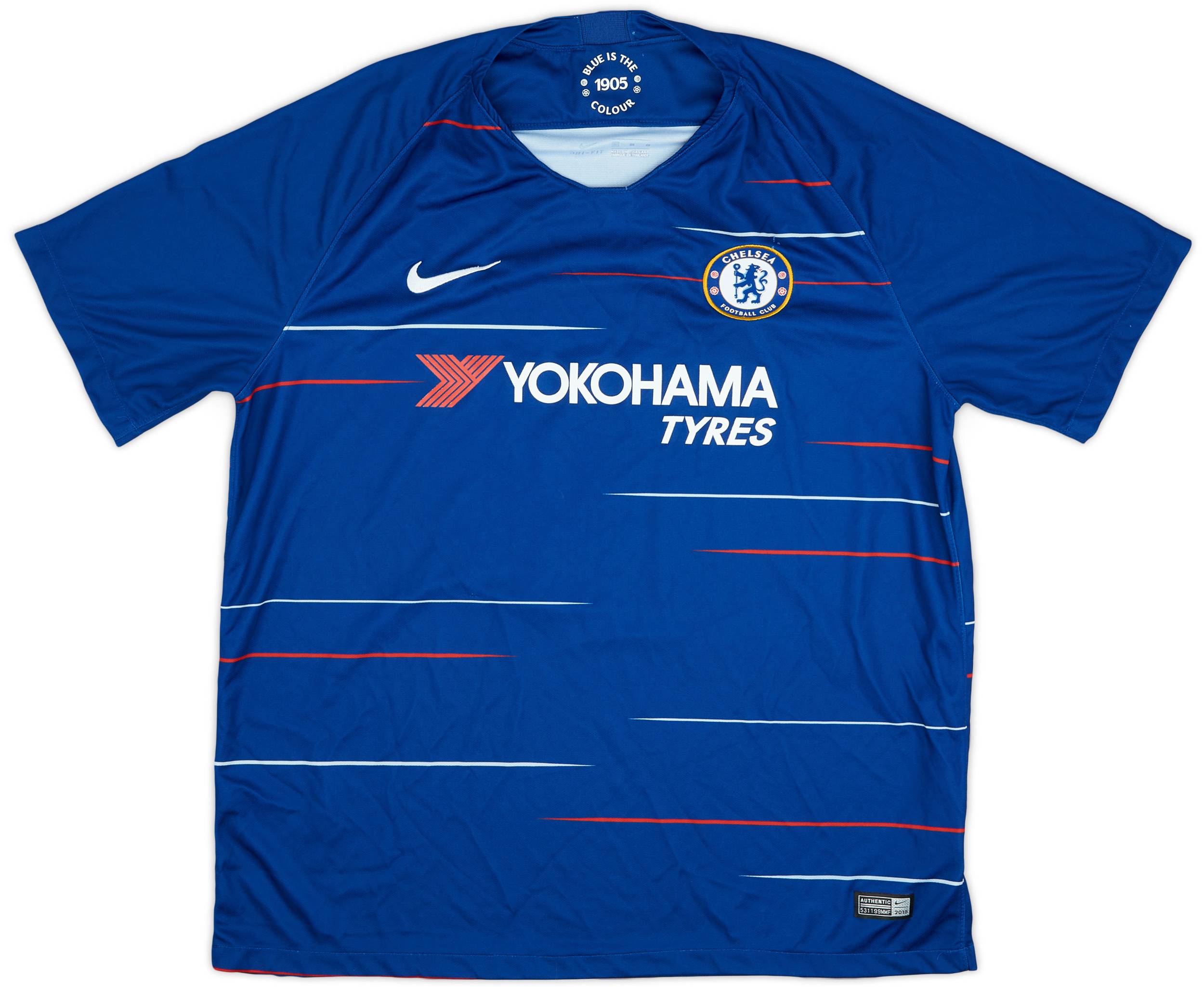 2018-19 Chelsea Home Shirt Hazard #10 - 6/10 - (XL)