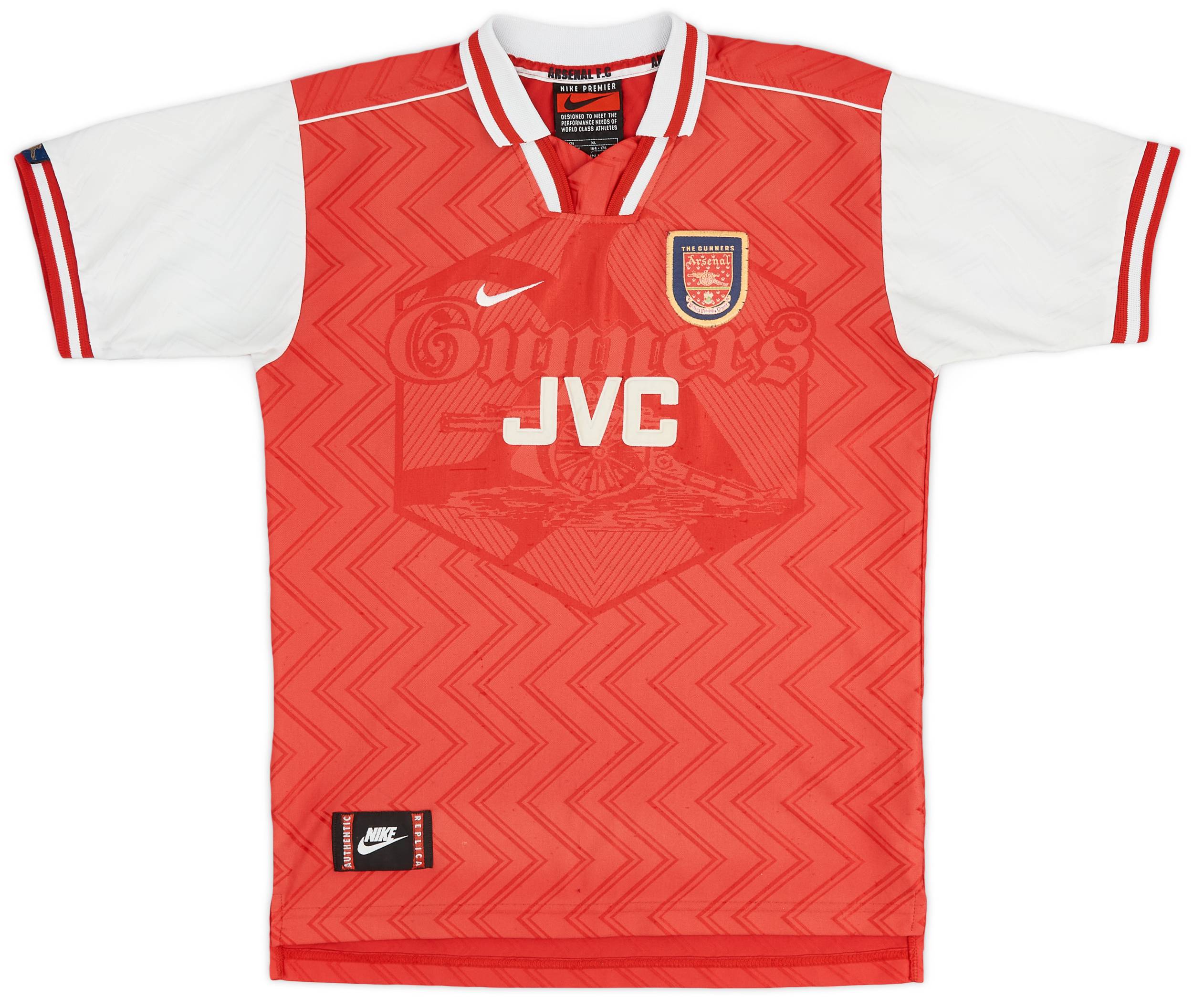 1996 98 Arsenal Home Shirt 5 10 XL.Boys