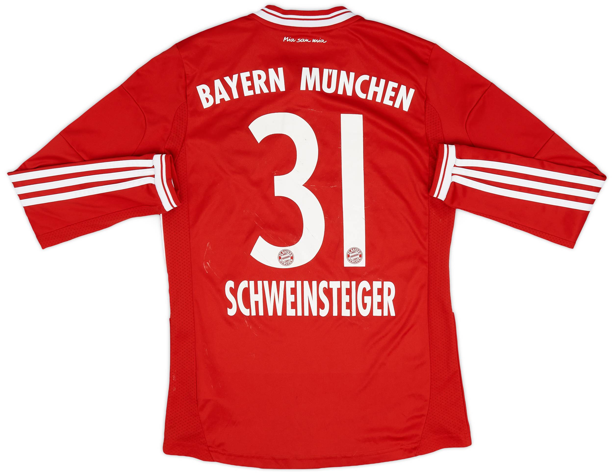 FC Bayern München 2013 シャツ/Lサイズ FC Bayern Munchen 2012 - 2013 Away Jersey Adidas White Shirt