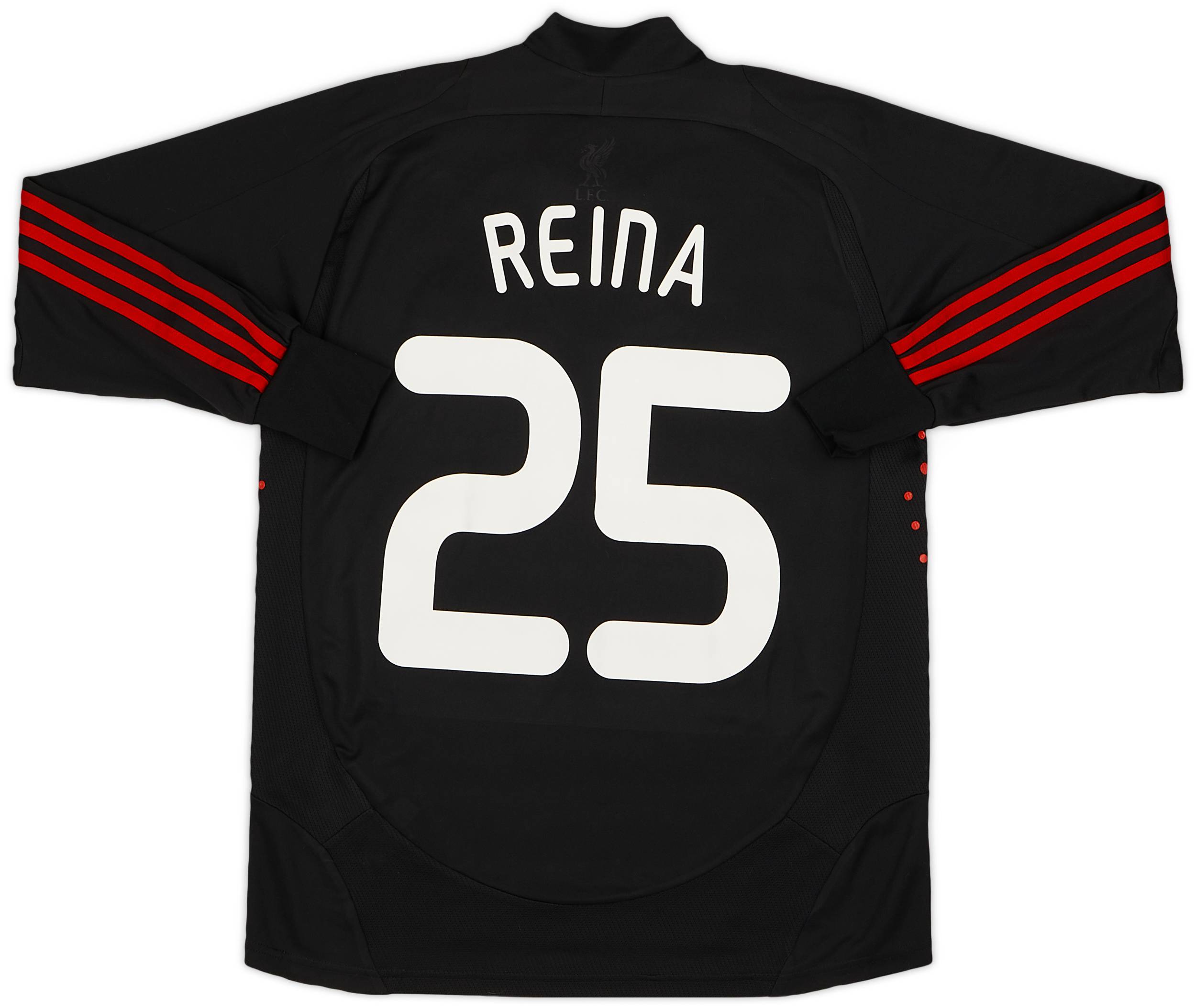 2008-09 Liverpool GK Shirt Reina #25 - 9/10 - (L.Boys)