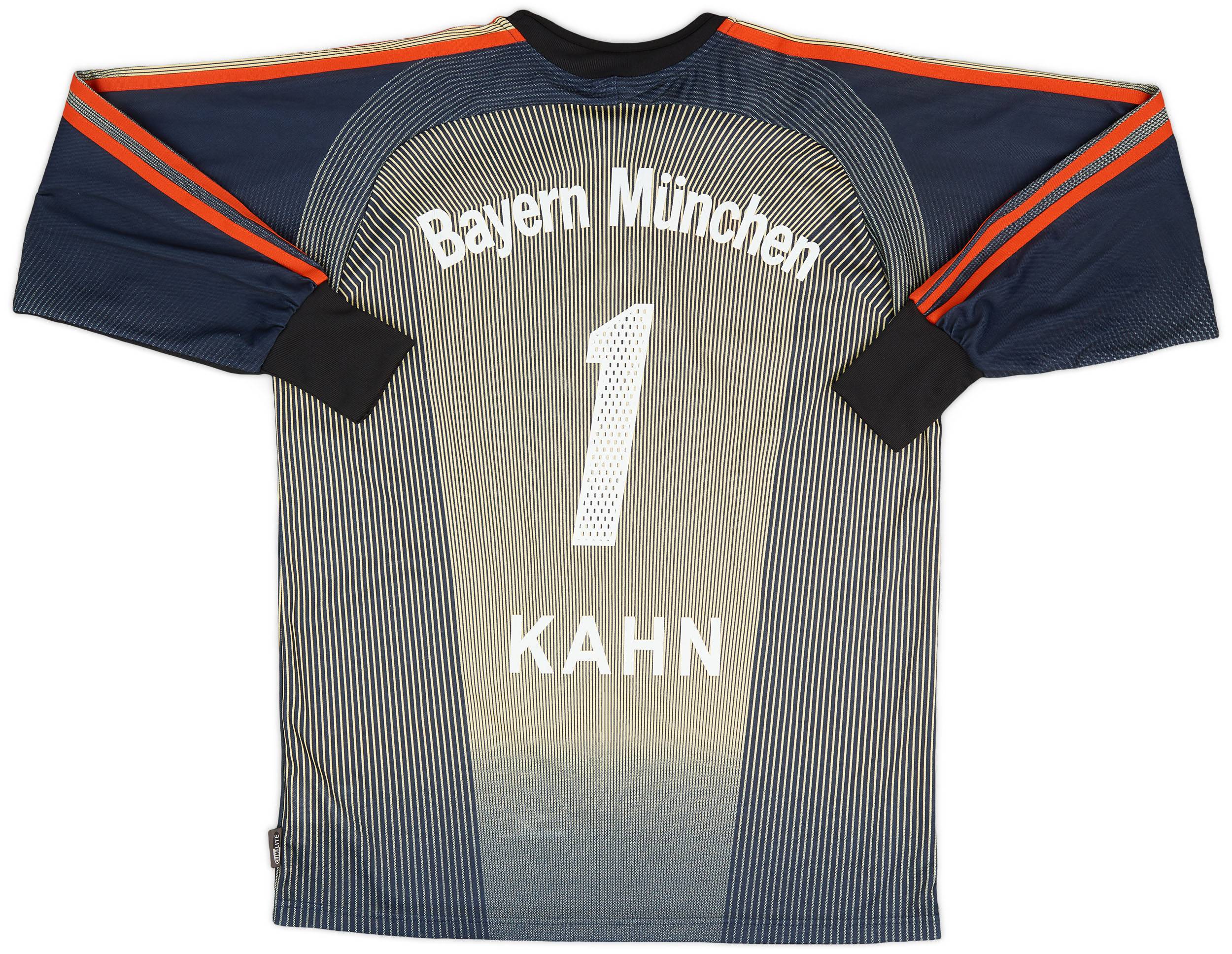 2003-04 Bayern Munich GK Shirt Kahn #1 - 7/10 - (S)