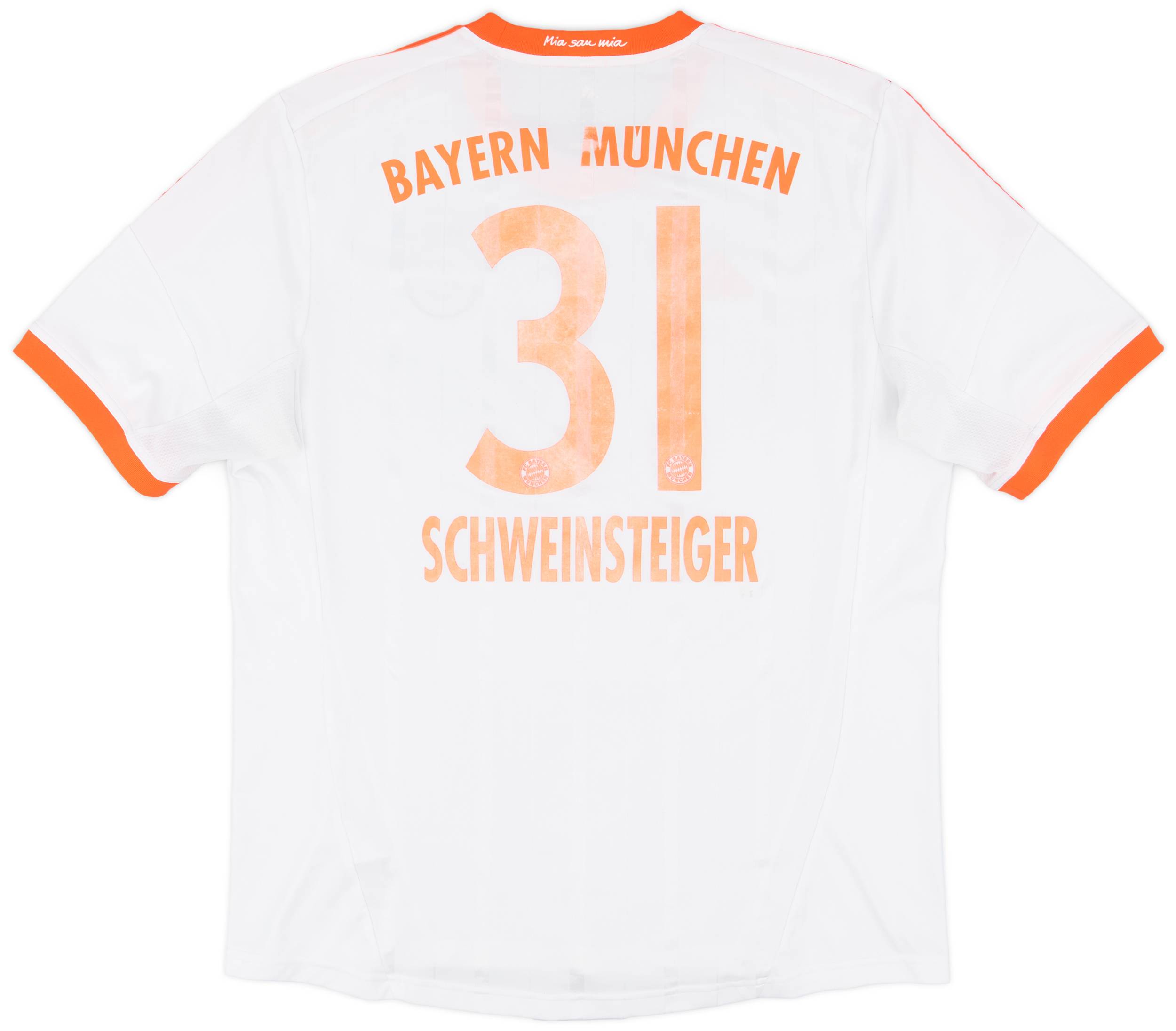 2012-13 Bayern Munich Away Shirt Schweinsteiger #7 - 6/10 - (XL)