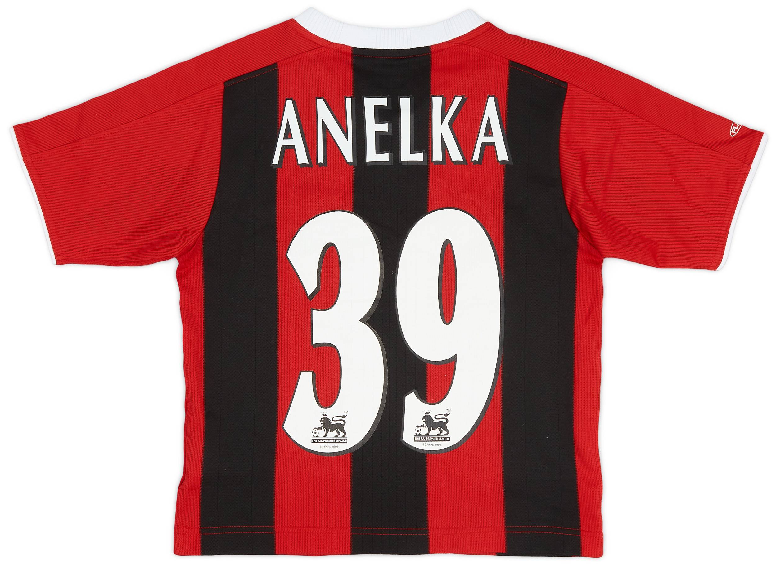 2003-04 Manchester City Away Shirt Anelka #39 - 9/10 - (XS.Boys)