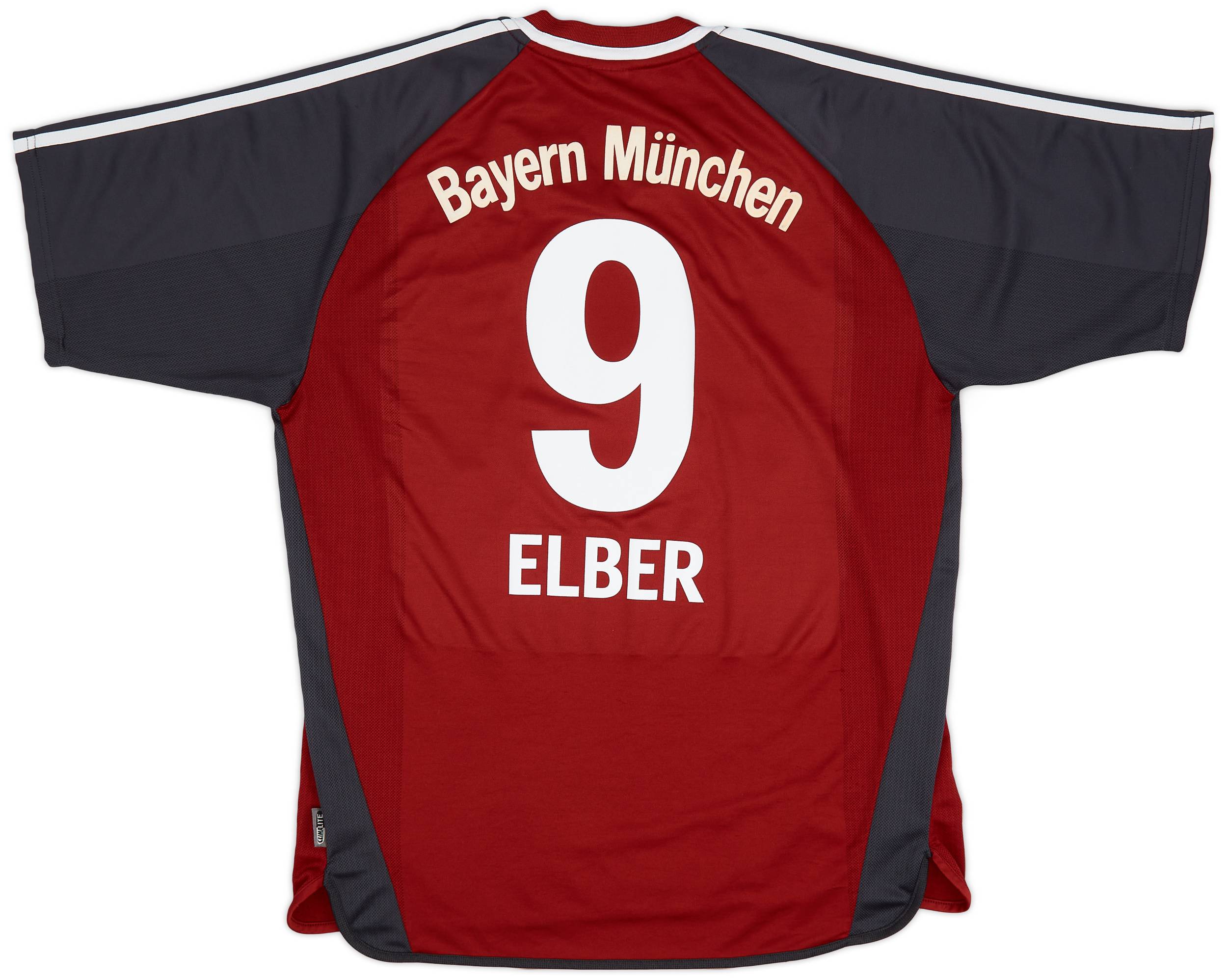 2001-02 Bayern Munich Home Shirt Elber #9 - 8/10 - (XL)