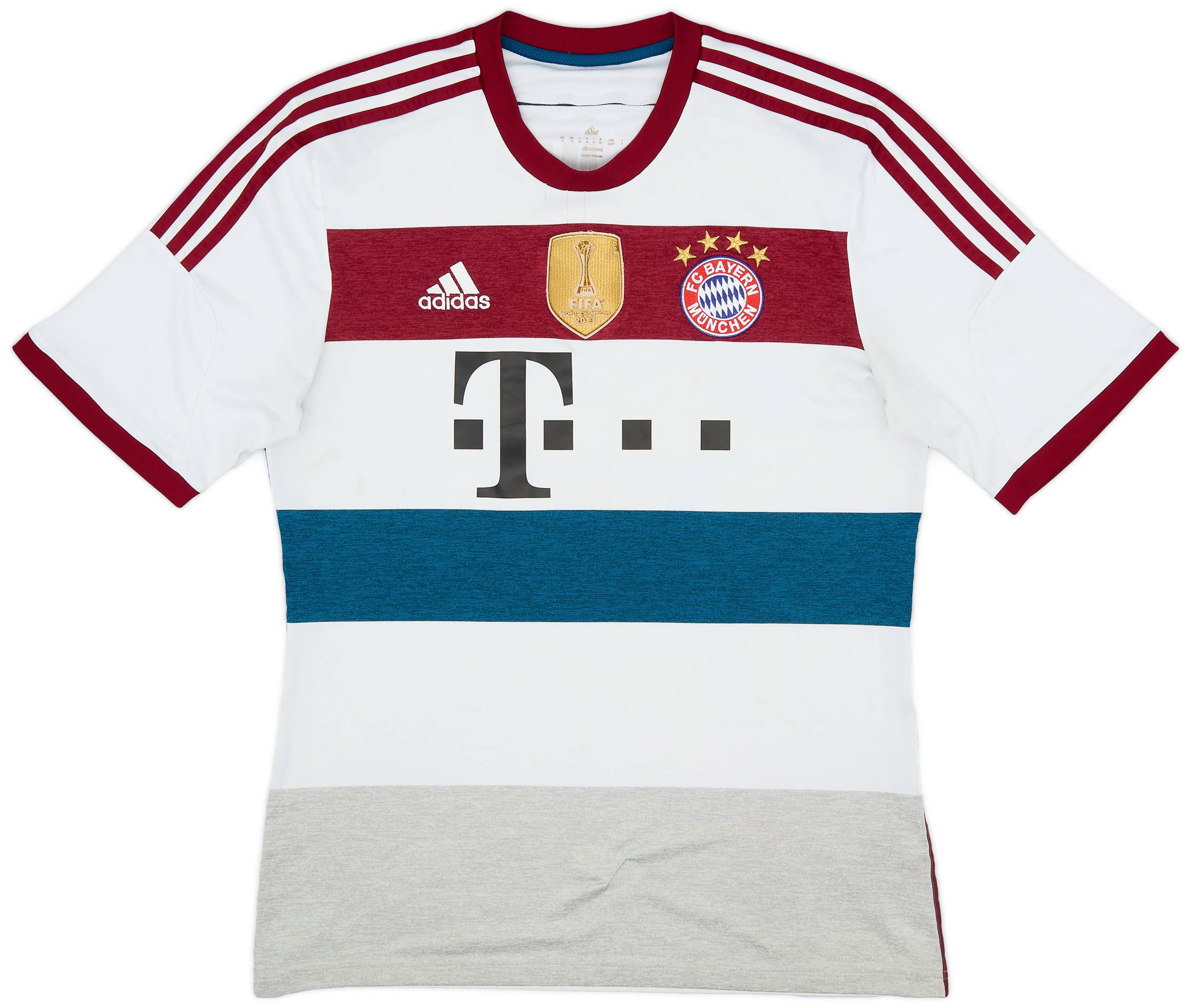 14/15 adidas × BAYERN Away Game Shirts 2014-15 Bayern Munich Away Shirt - 6/10 - (M)