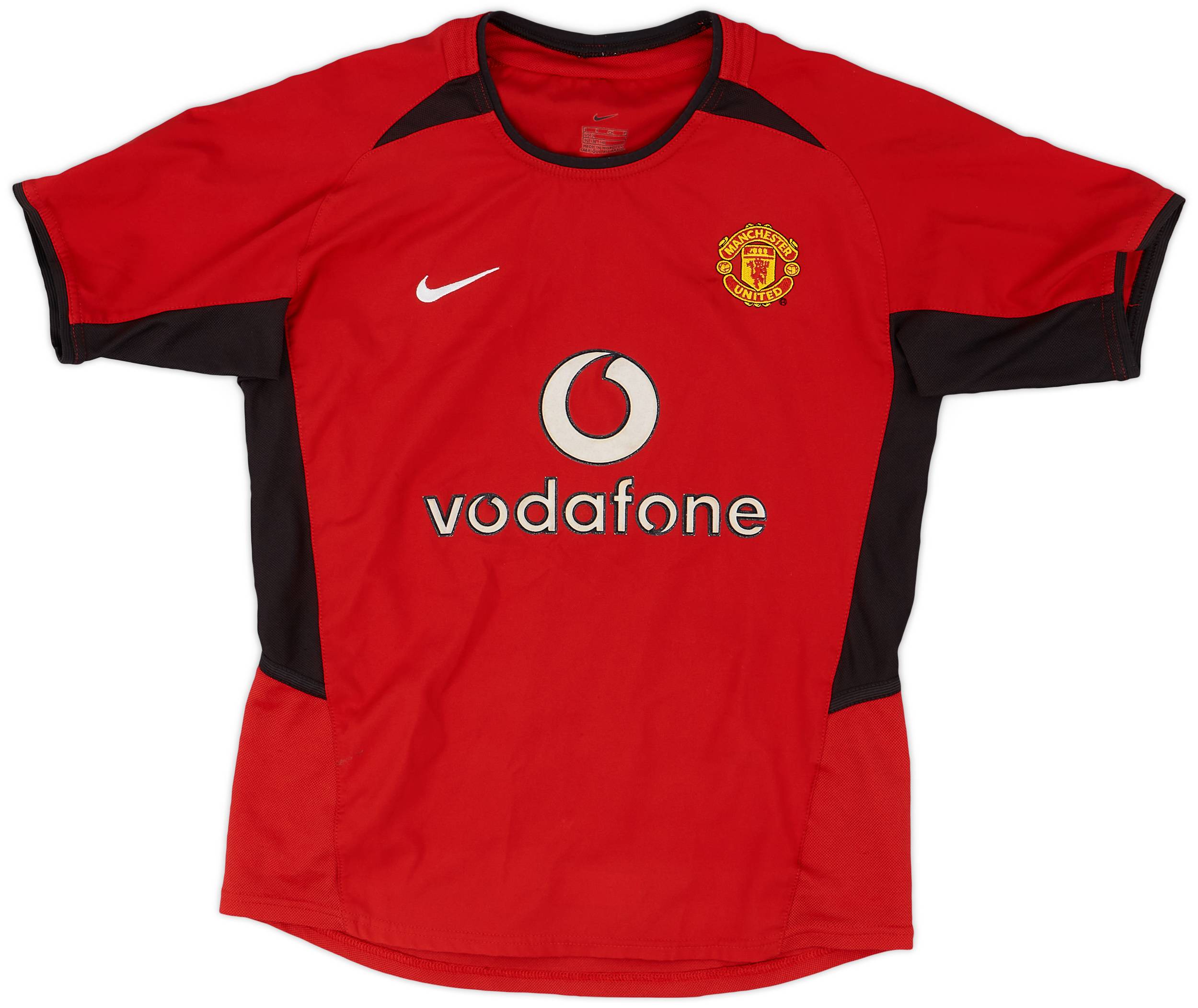 2002-04 Manchester United Home Shirt - 8/10 - (S.Boys)