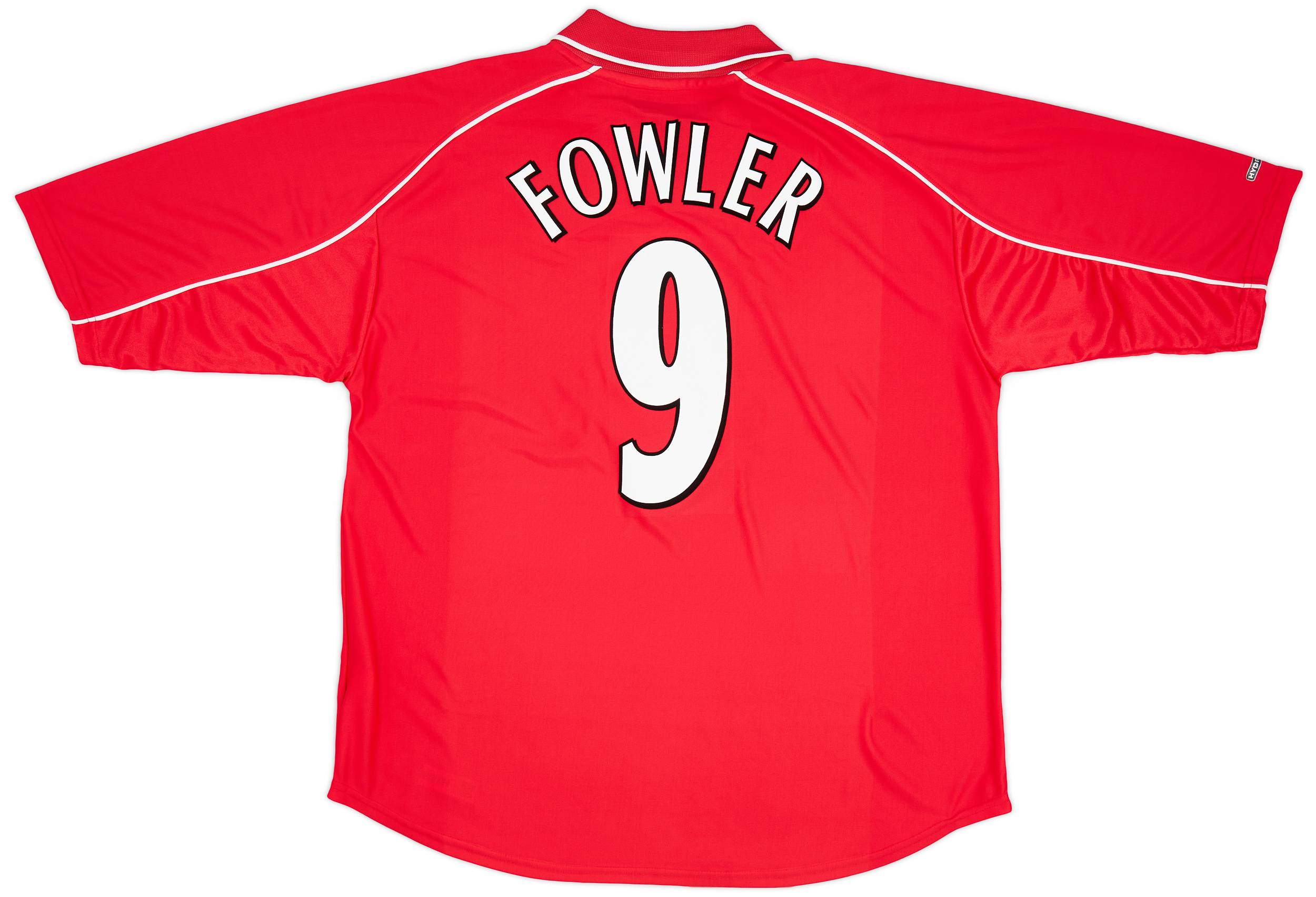2000-02 Liverpool Home Shirt Fowler #9 - 7/10 - (XL)