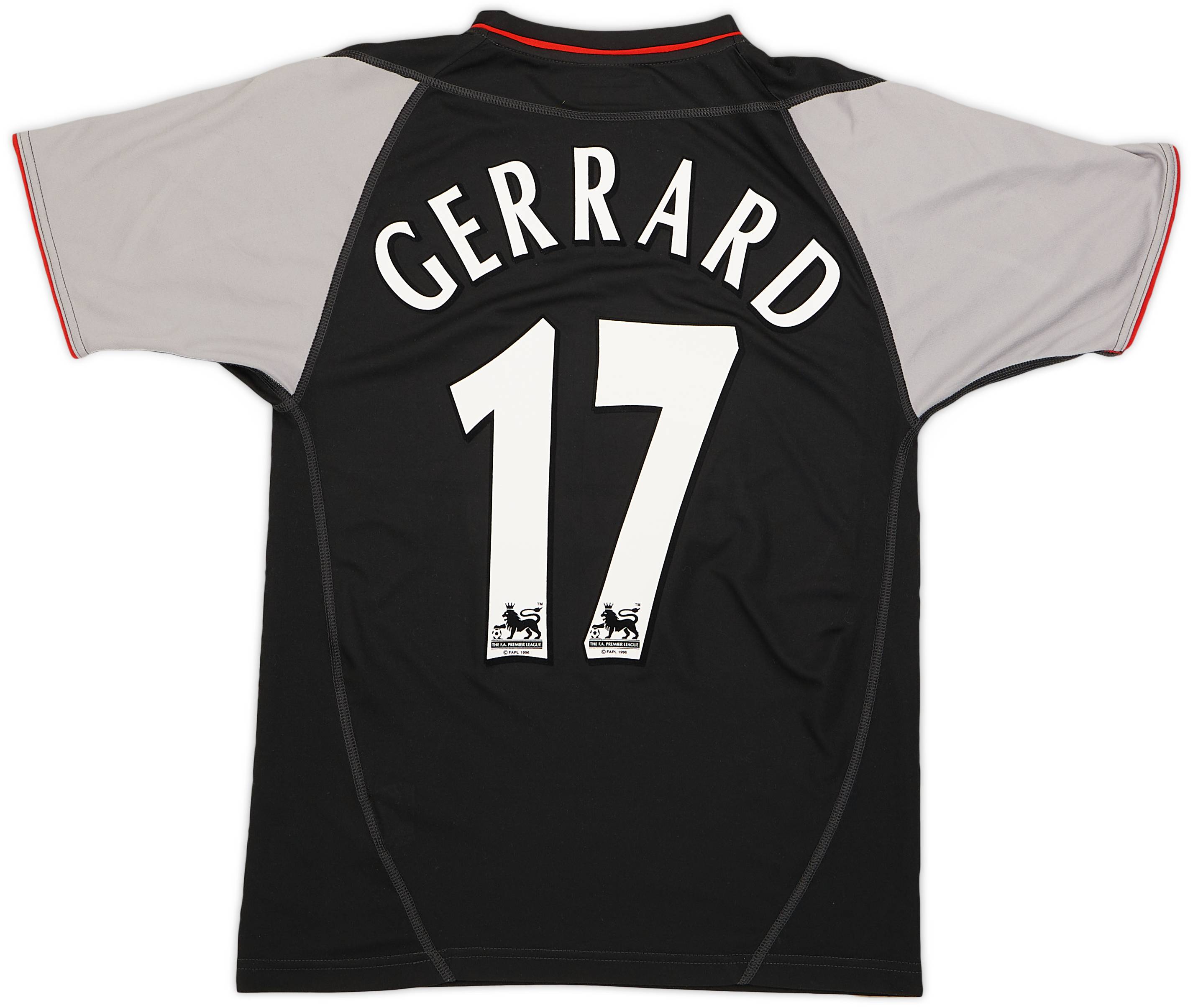2002-04 Liverpool Away Shirt Gerrard #17 - 9/10 - (S)