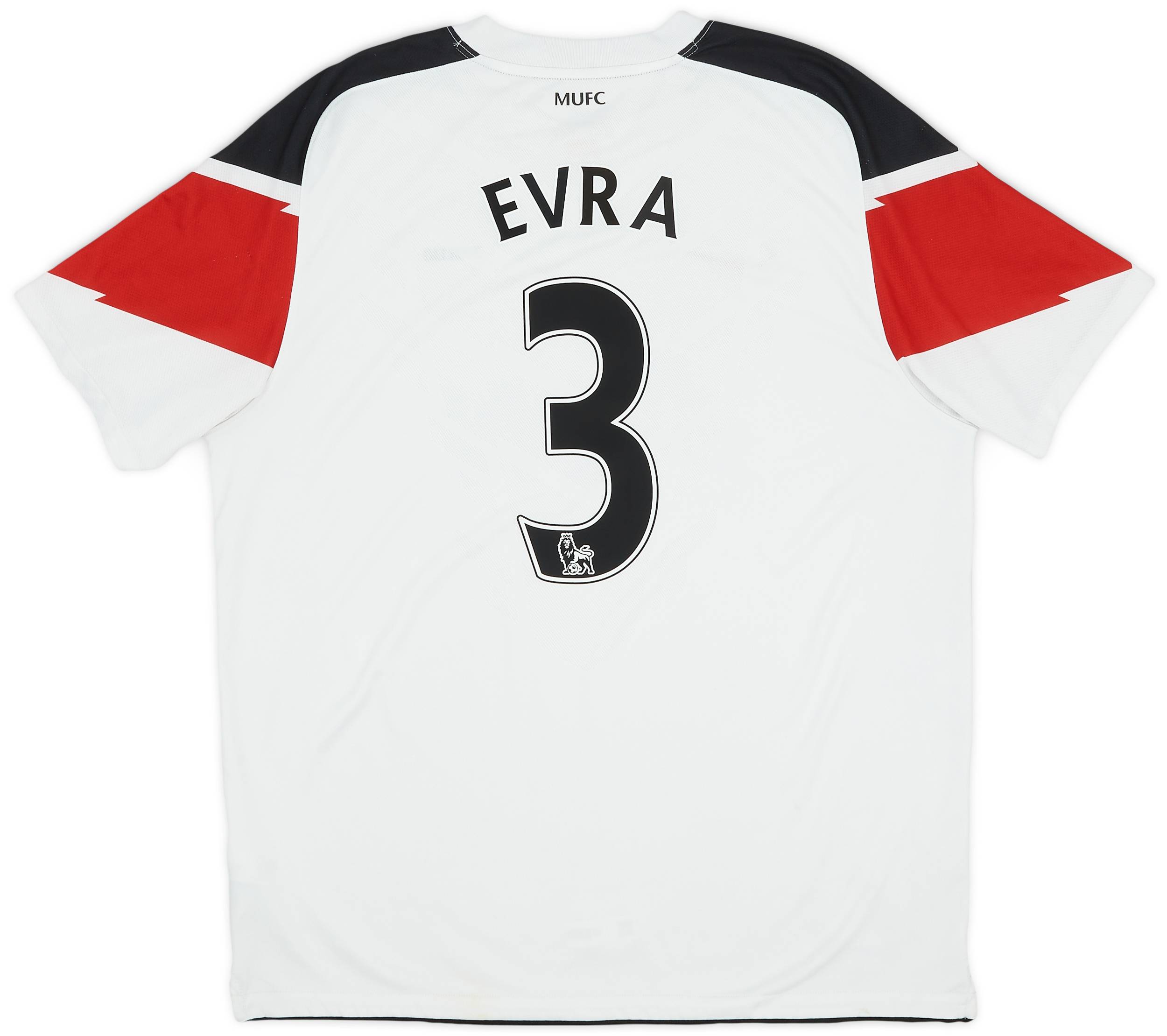 2010-12 Manchester United Away Shirt Evra #3 - 6/10 - (L)