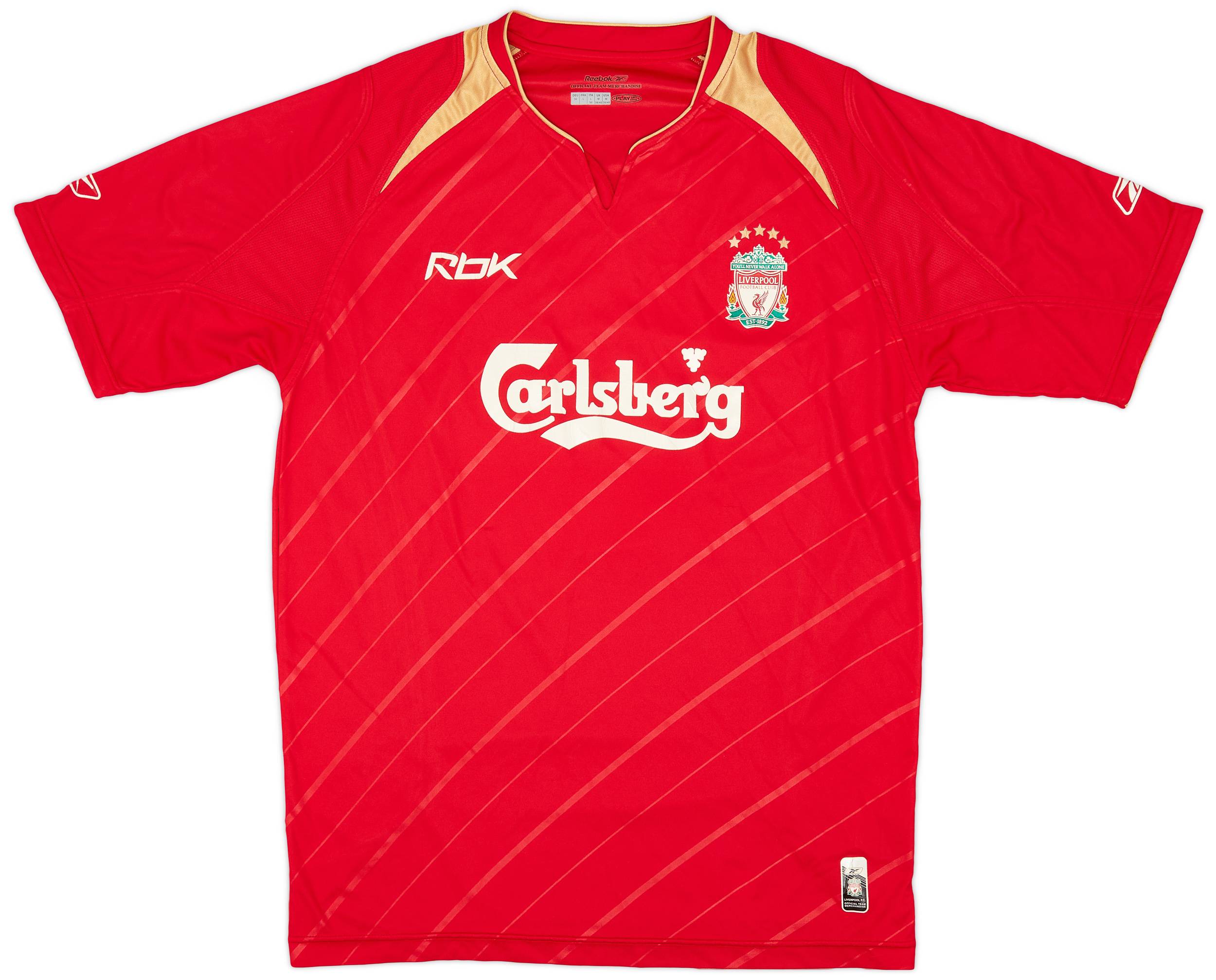 2005-06 Liverpool CL Home Shirt - 6/10 - (M)