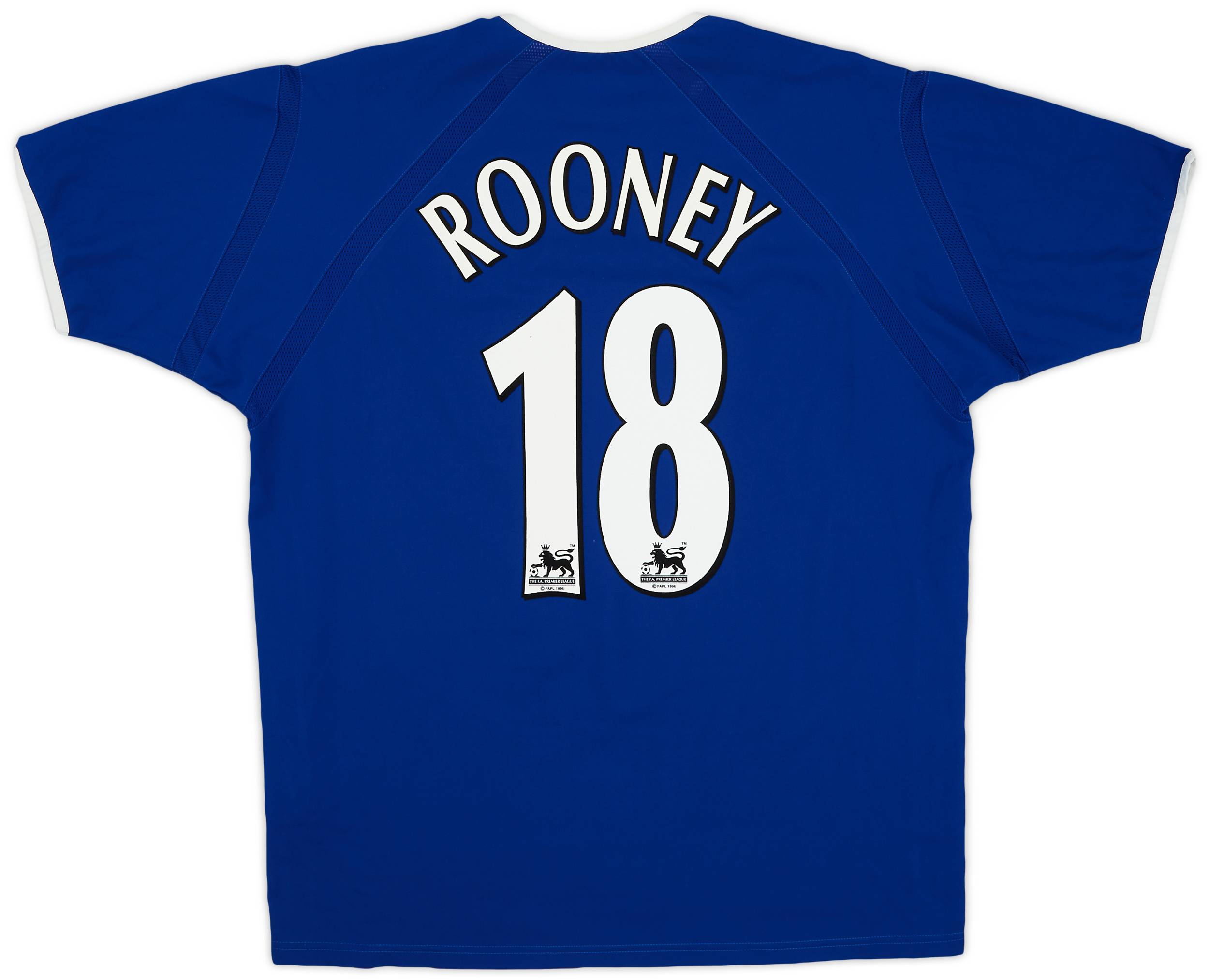 2003-04 Everton Home Shirt Rooney #18 - 8/10 - (L)