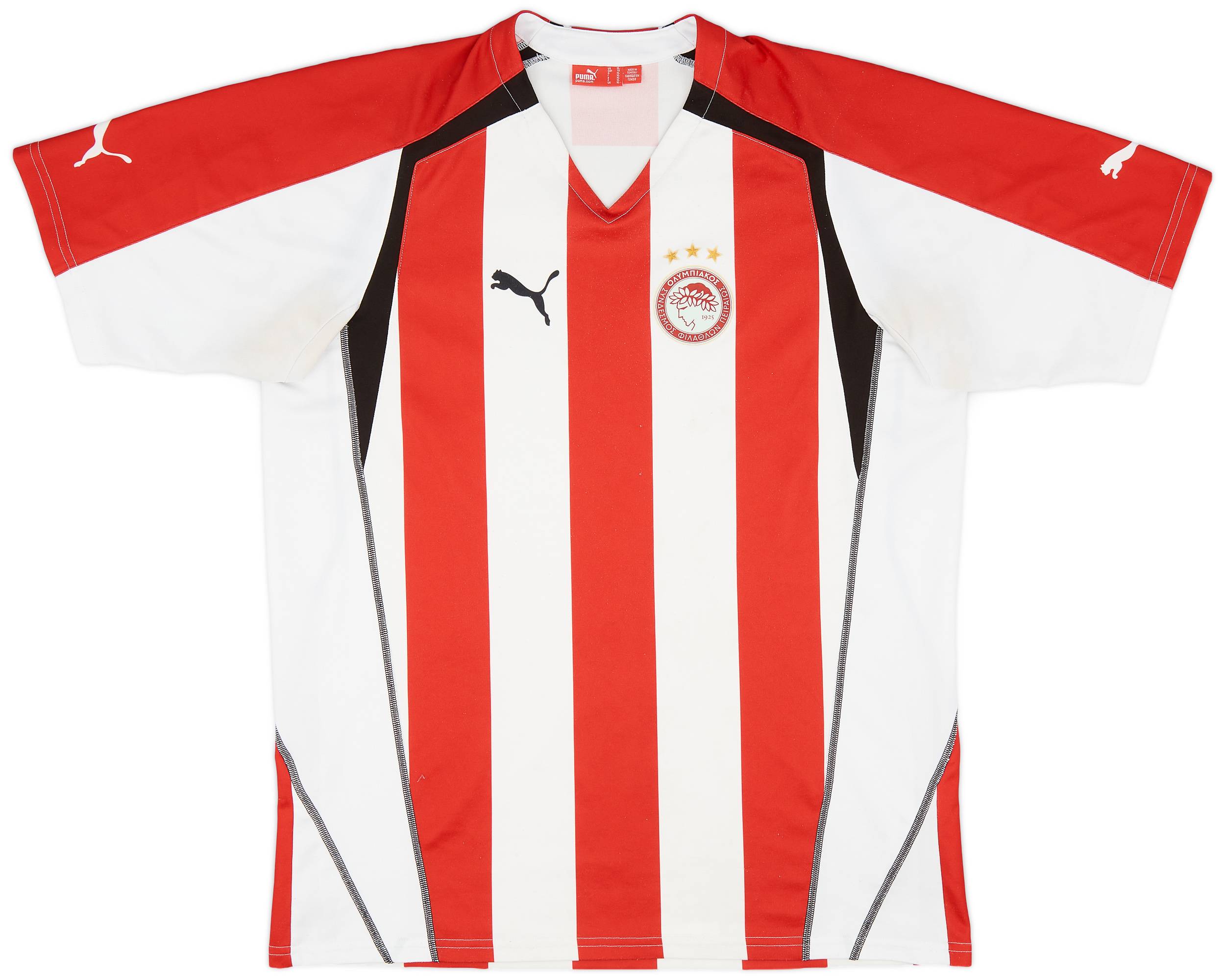 2005-06 Olympiakos Home Shirt - 7/10 - (XL)