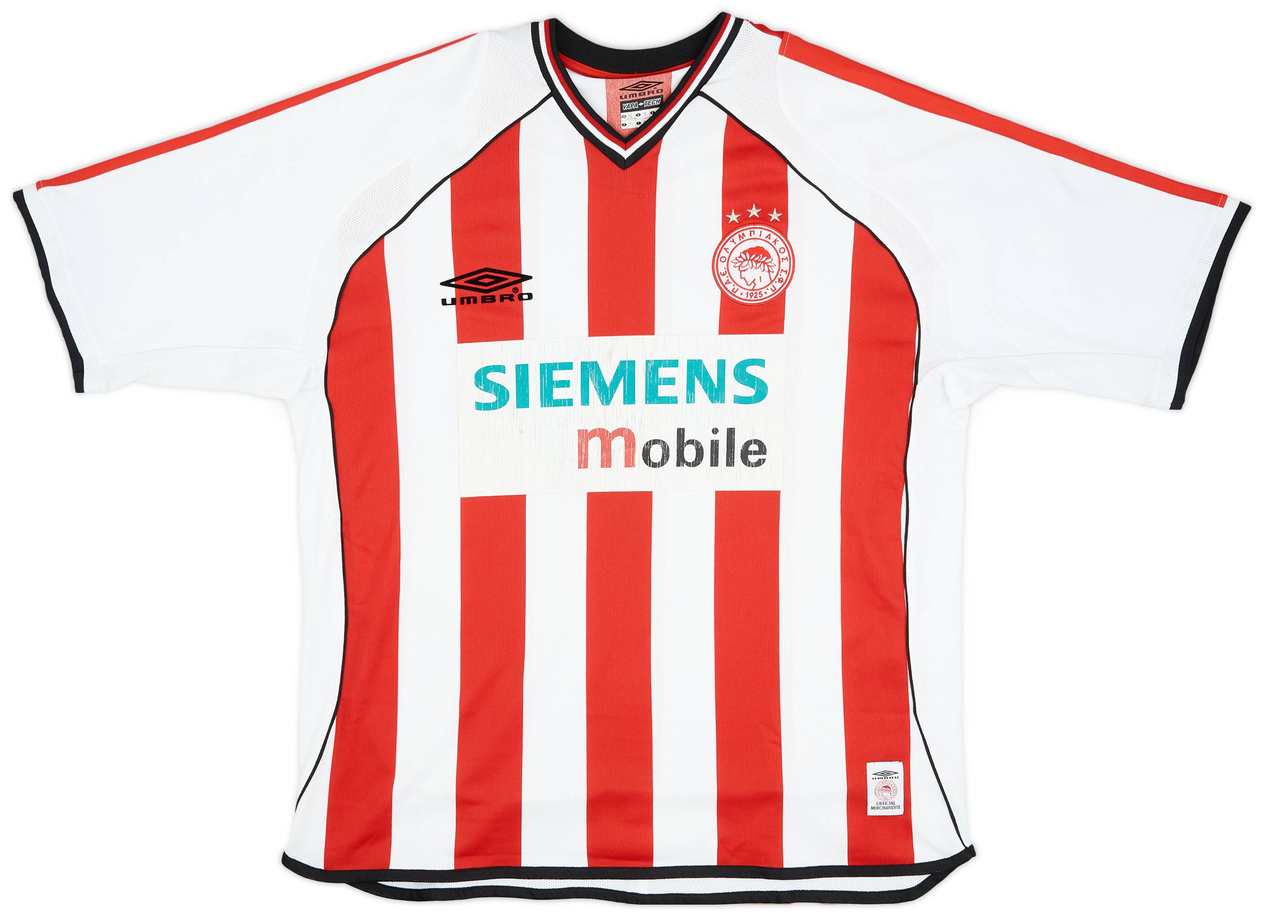 2001-02 Olympiakos Home Shirt - 6/10 - (XXL)