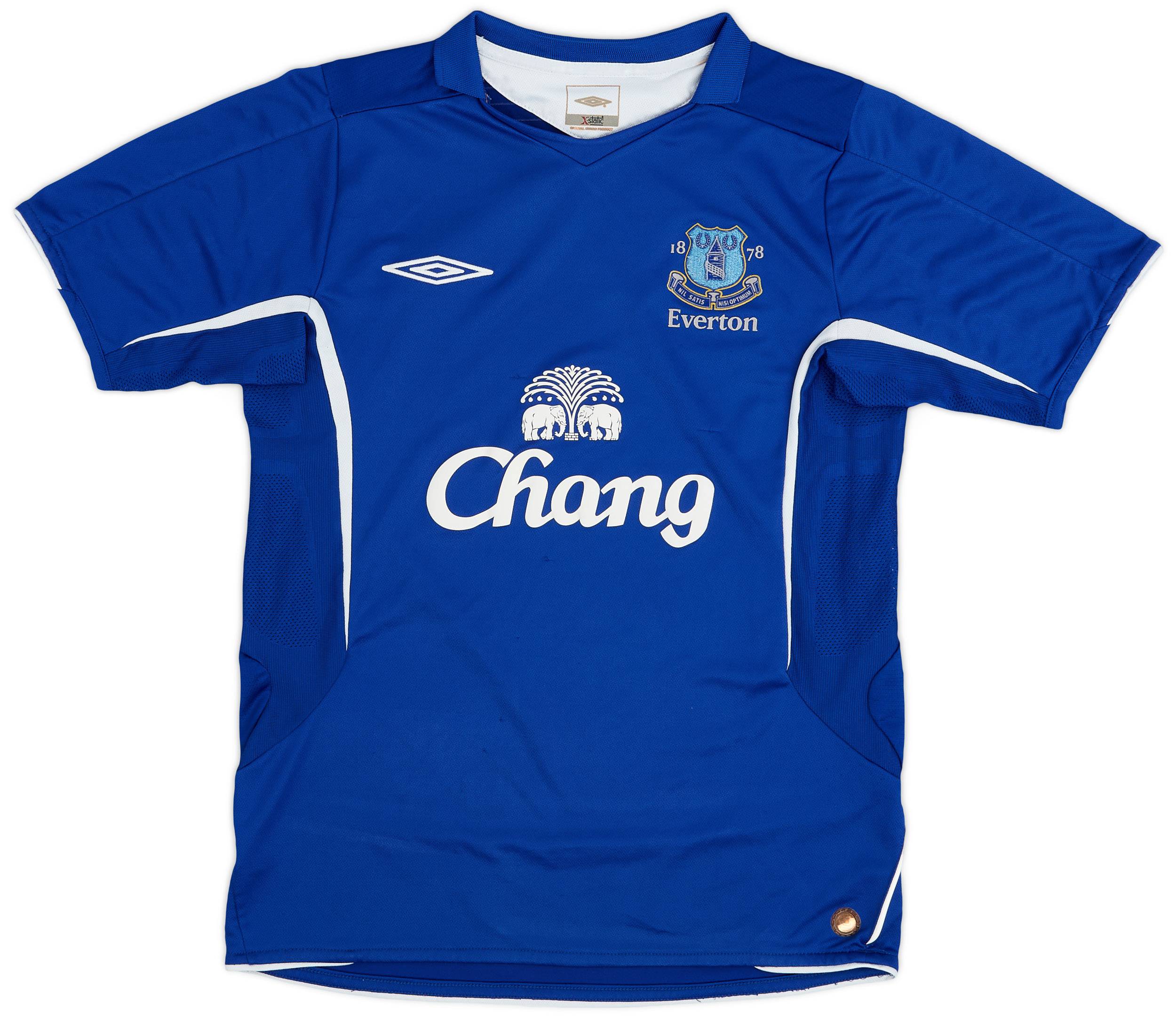 2005-06 Everton Home Shirt - 8/10 - (S)