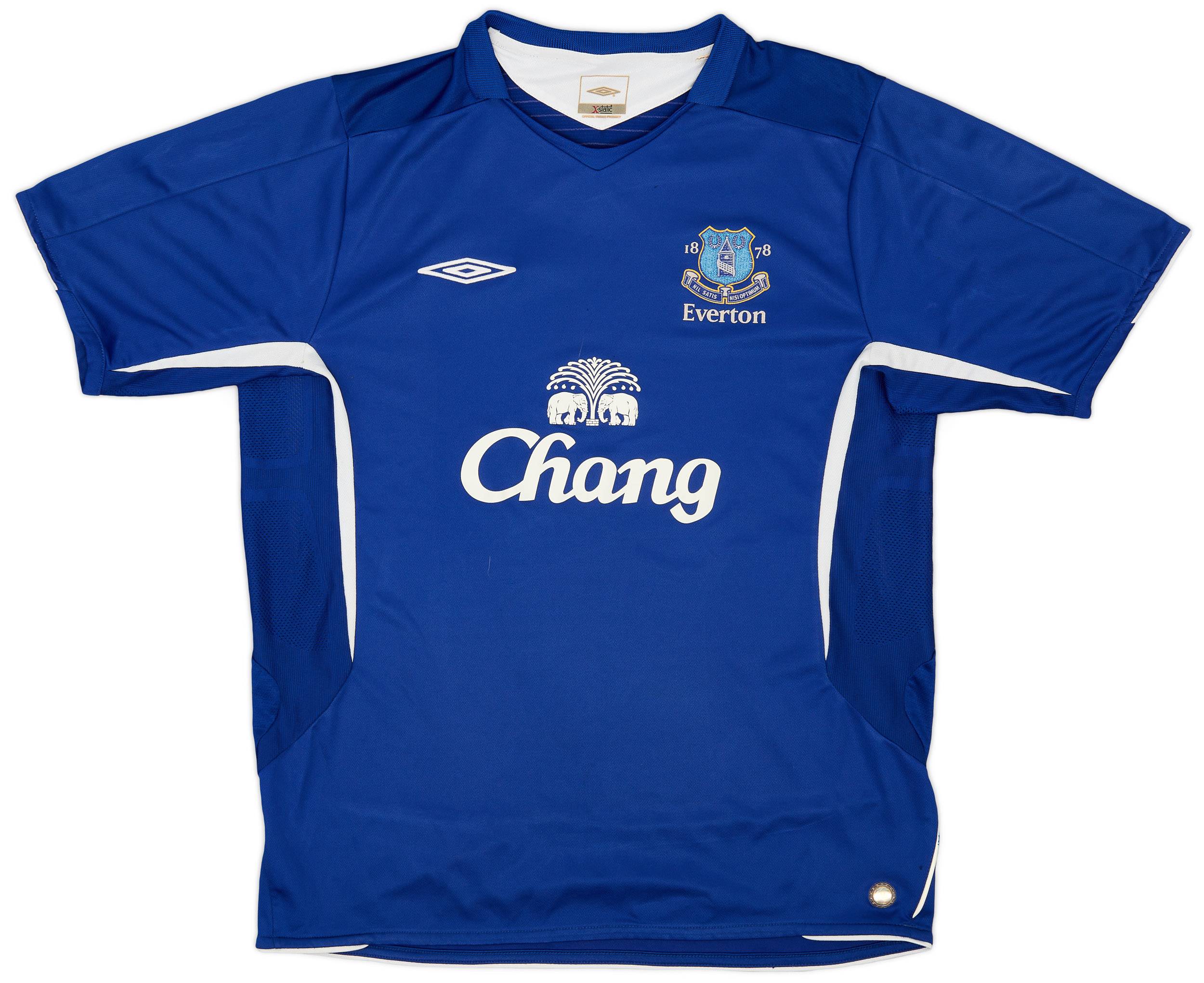 2005-06 Everton Home Shirt - 6/10 - (L)