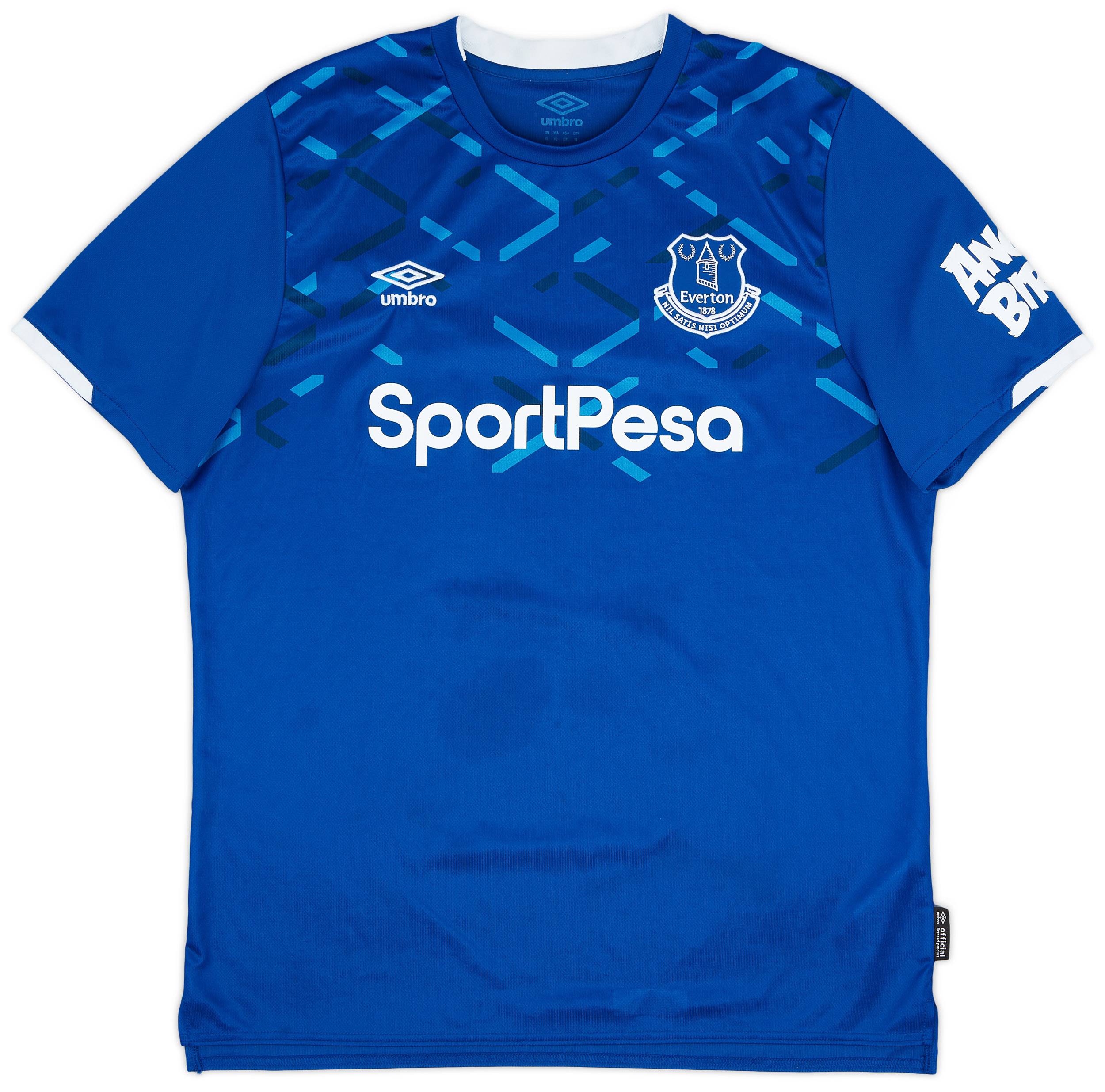 2019-20 Everton Home Shirt - 9/10 - (XL)