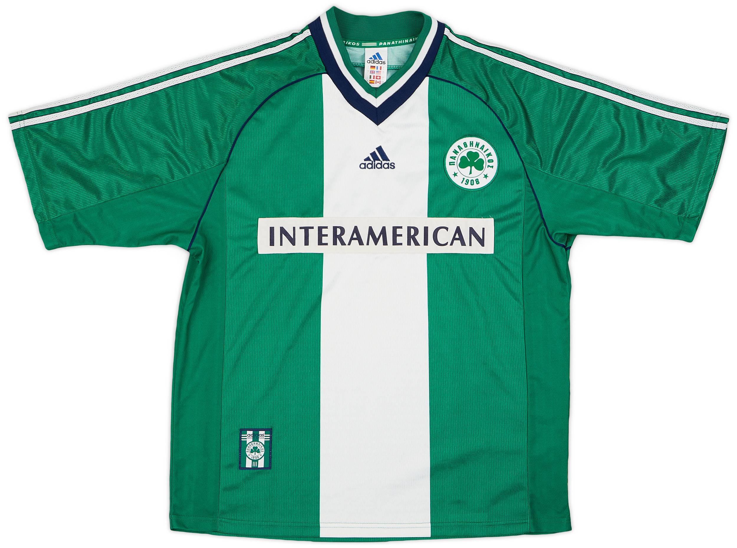 1998-99 Panathinaikos Home Shirt - 9/10 - (L)
