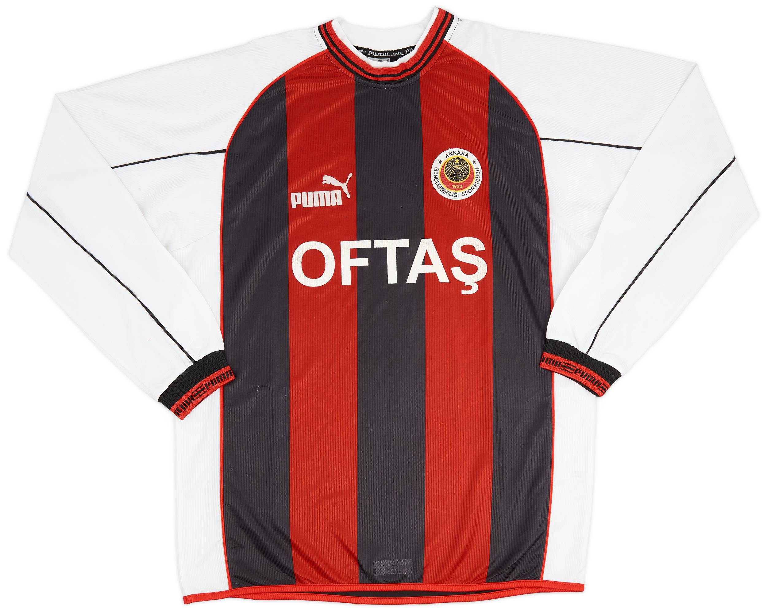 2000-02 Genclerbirligi SK Home L/S Shirt - 7/10 - (XL)