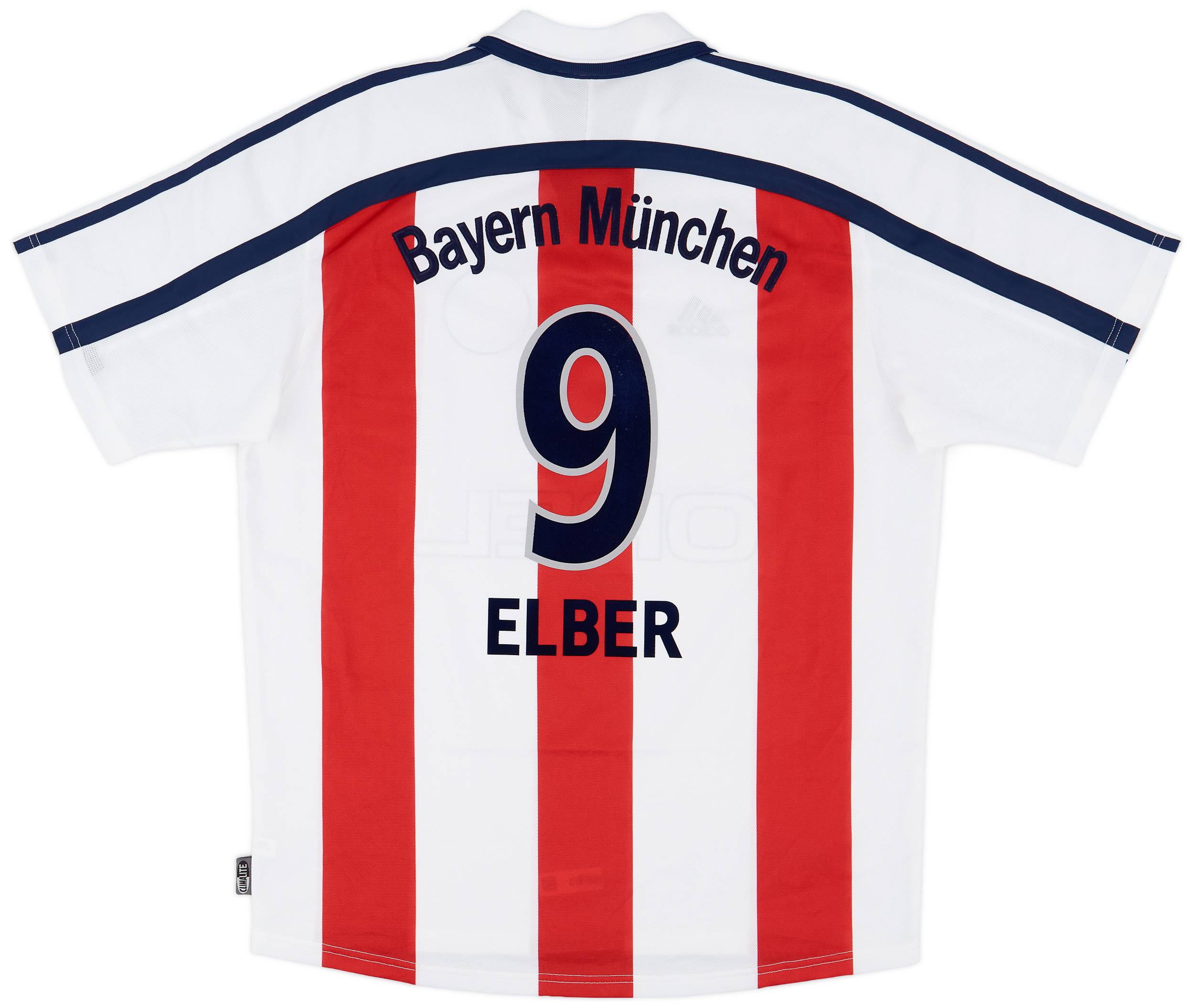 2000-01 Bayern Munich Away Shirt Elber #9 - 9/10 - (L)
