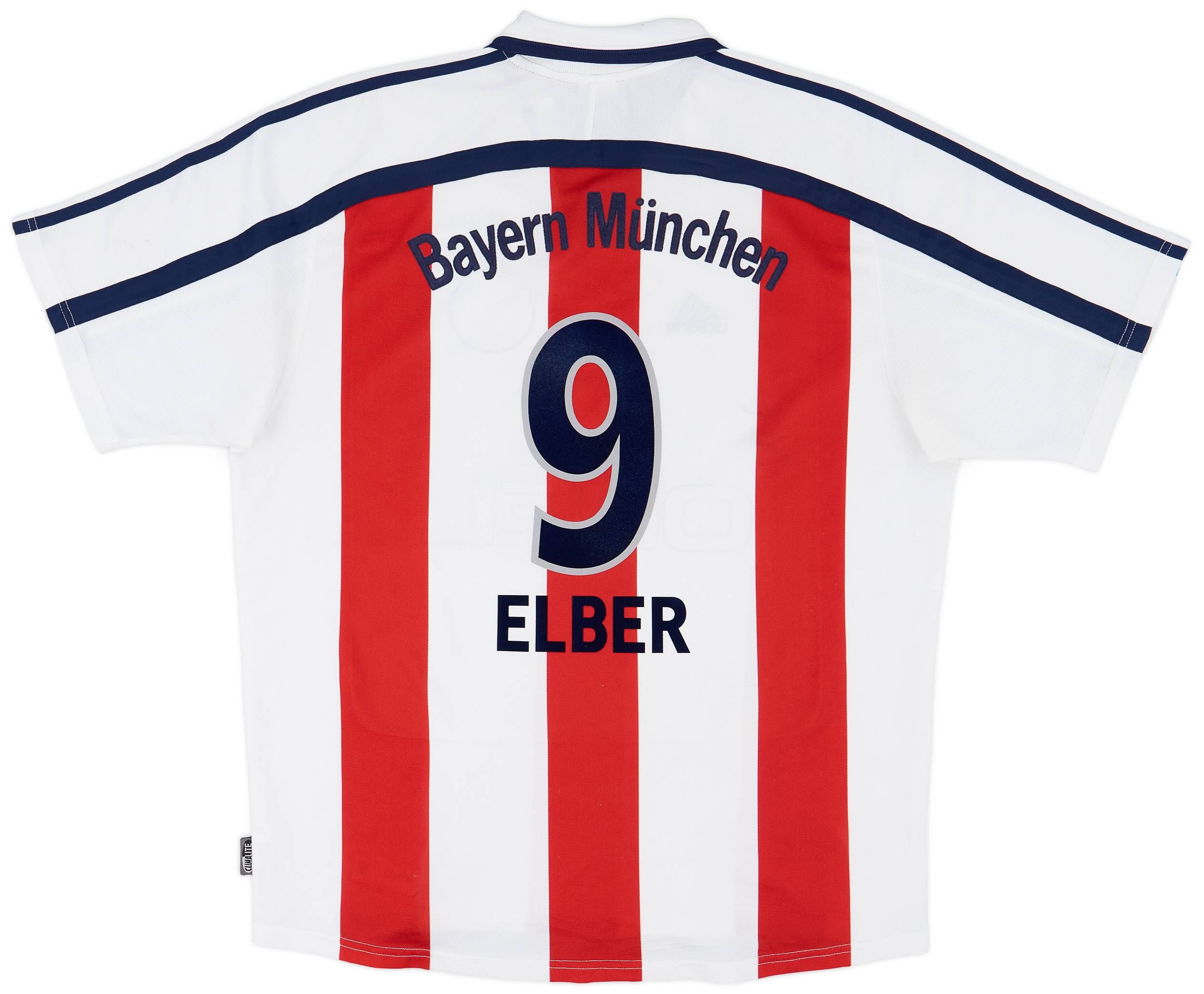 2000-01 Bayern Munich Away Shirt Elber #9 - 6/10 - (XL)