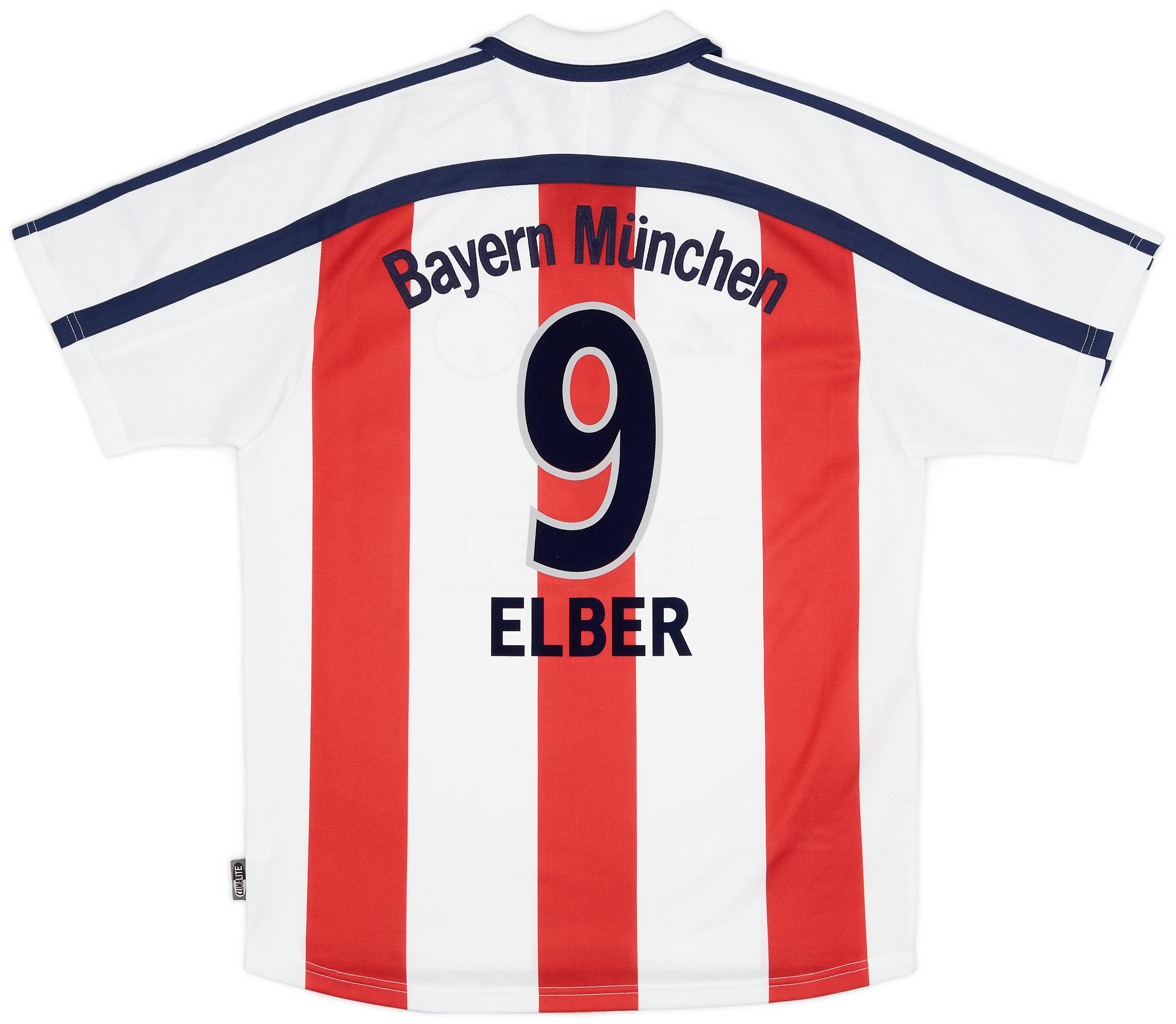 2000-01 Bayern Munich Away Shirt Elber #9 - 9/10 - (M)