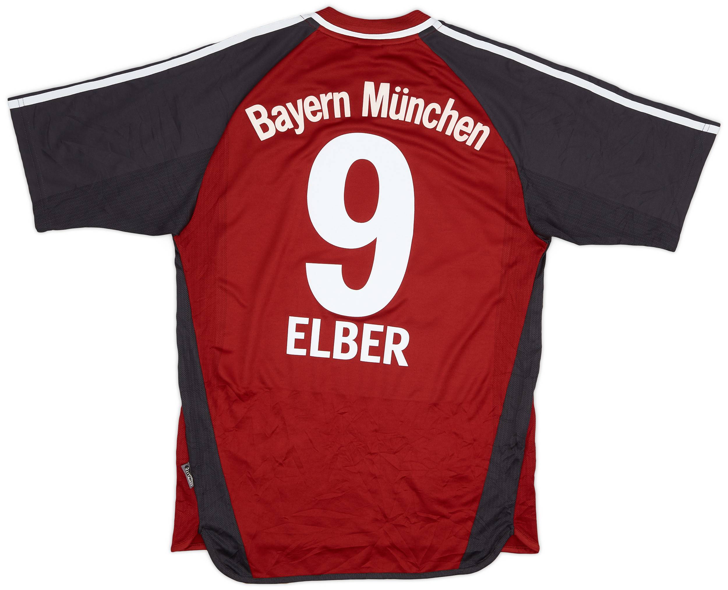 2001-02 Bayern Munich Home Shirt Elber #9 - 9/10 - (S)