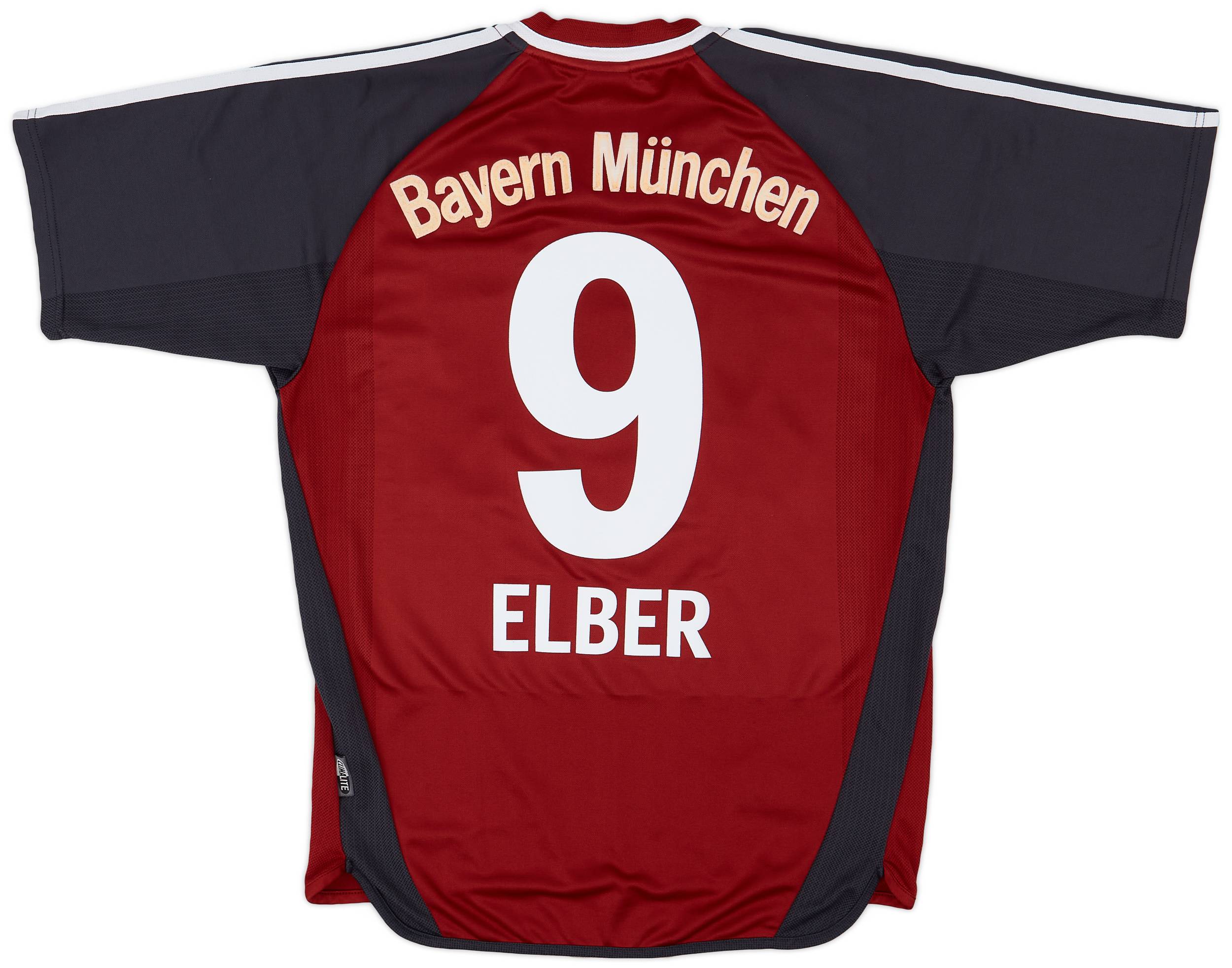 2001-02 Bayern Munich Home Shirt Elber #9 - 6/10 - (S)