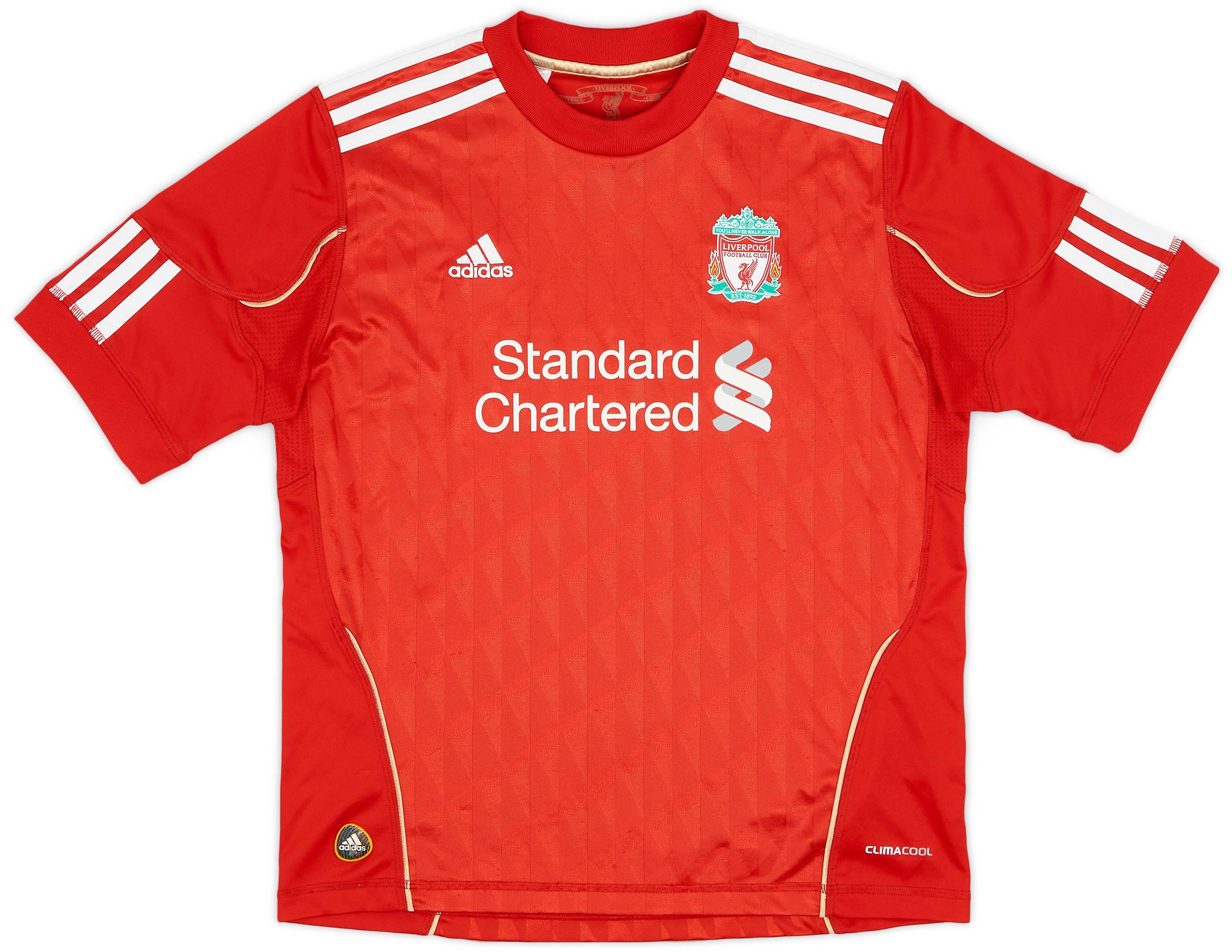 2010-12 Liverpool Home Shirt - 8/10 - (M.Boys)