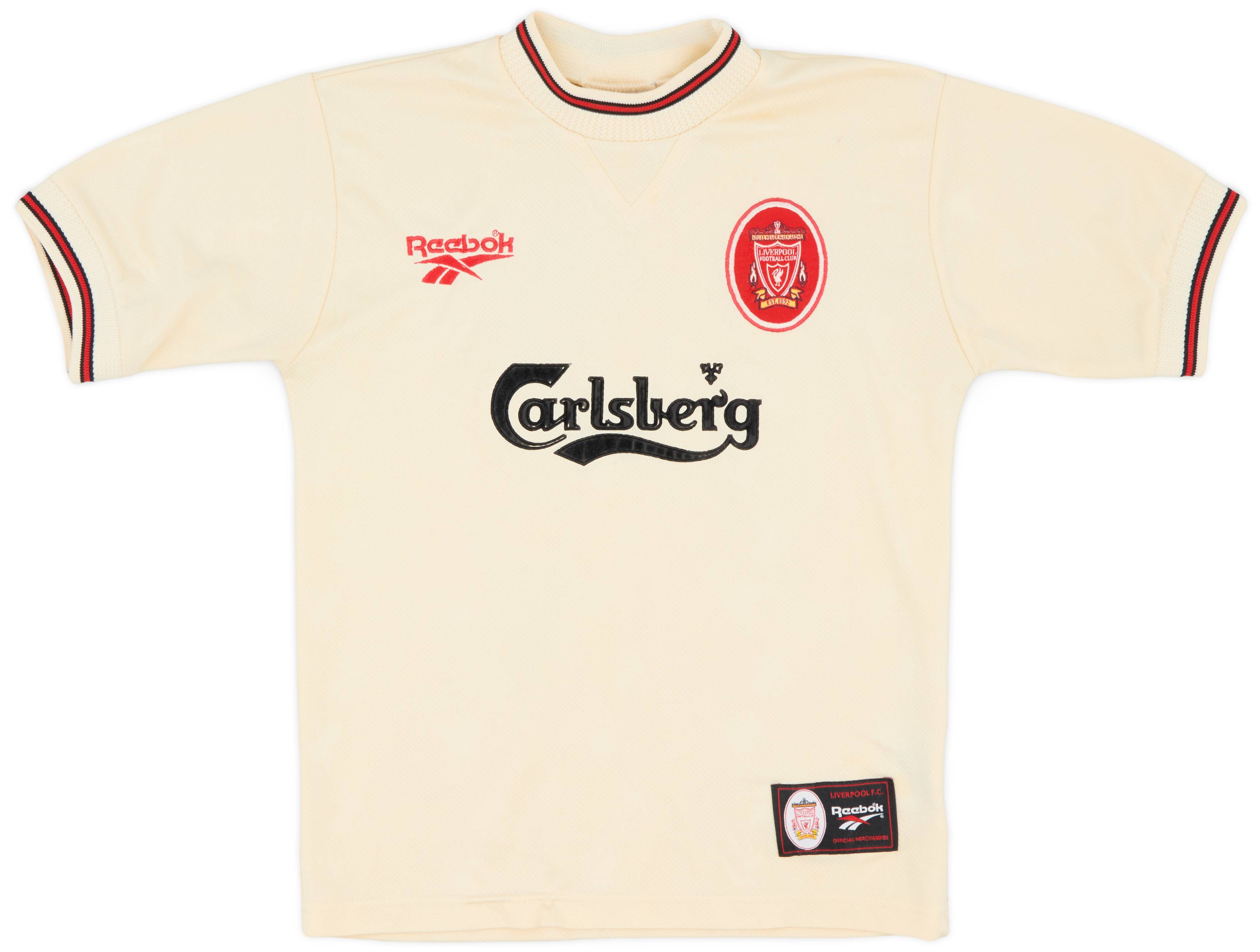 1996-97 Liverpool Away Shirt - 8/10 - (L.Boys)