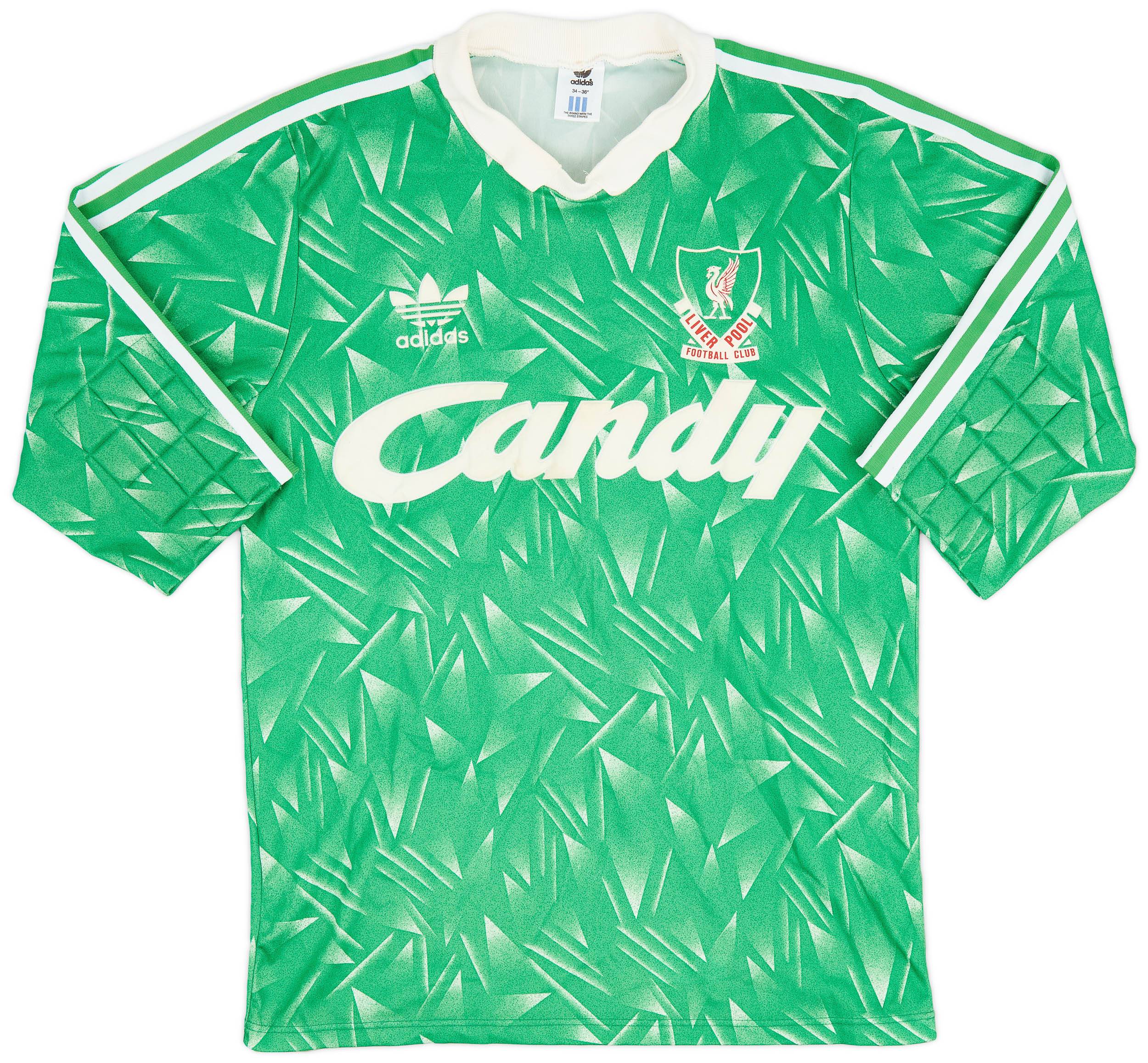 1989 91 Liverpool GK Shirt 4 10 S