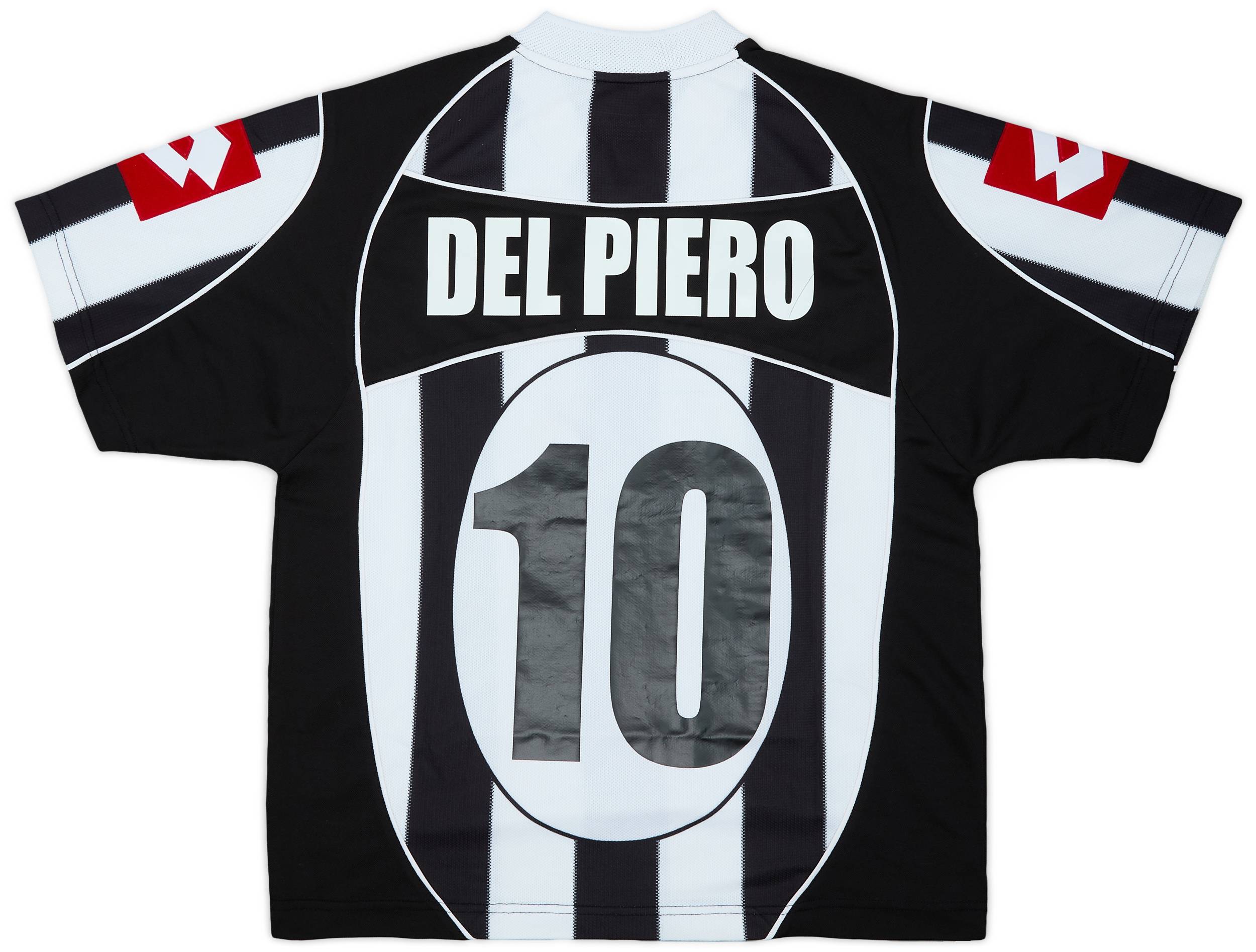 2002-03 Juventus Home Shirt Del Piero #10 - 7/10 - (S)