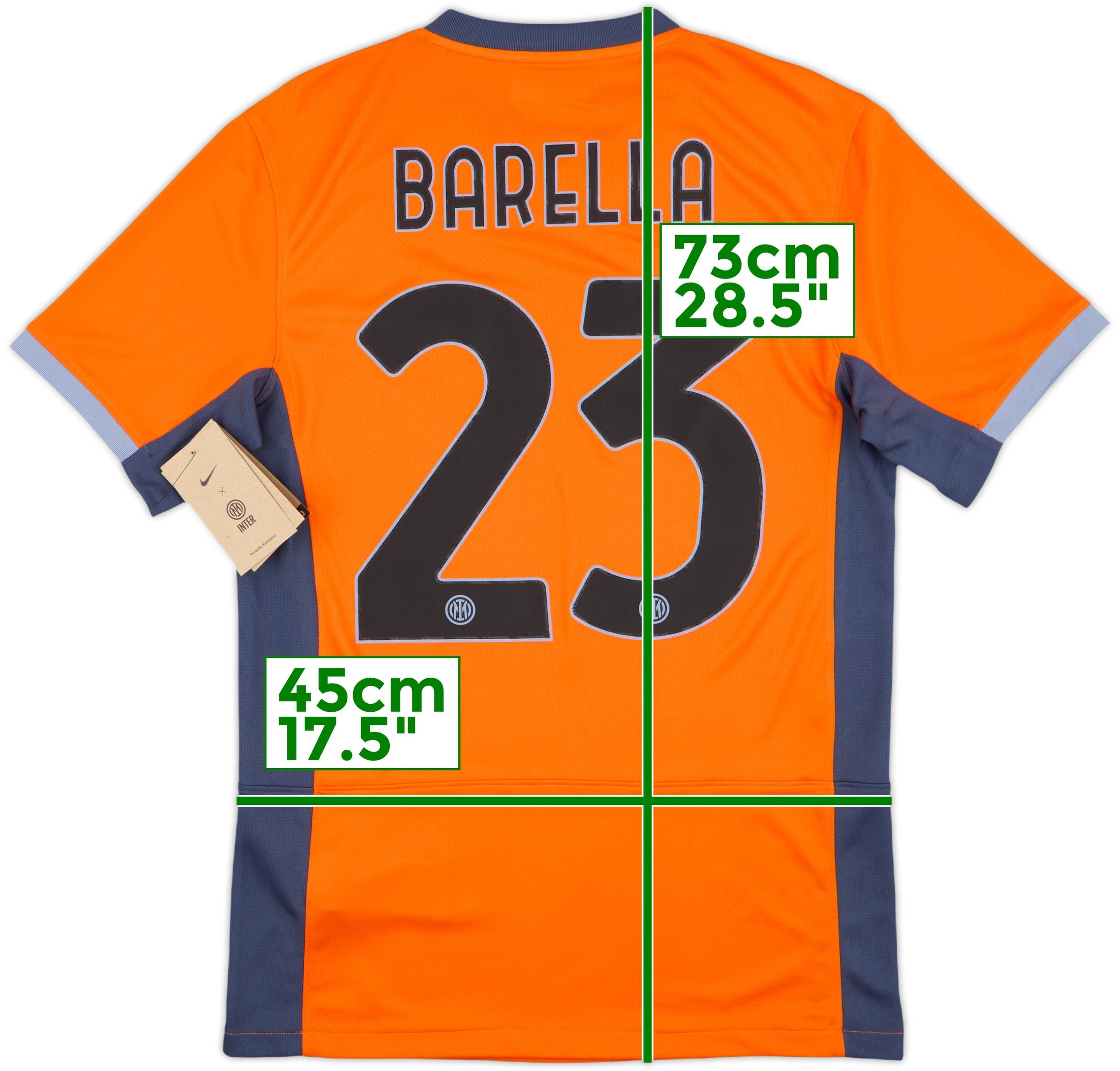 2023-24 Inter Milan Third Shirt Barella #23 (S)