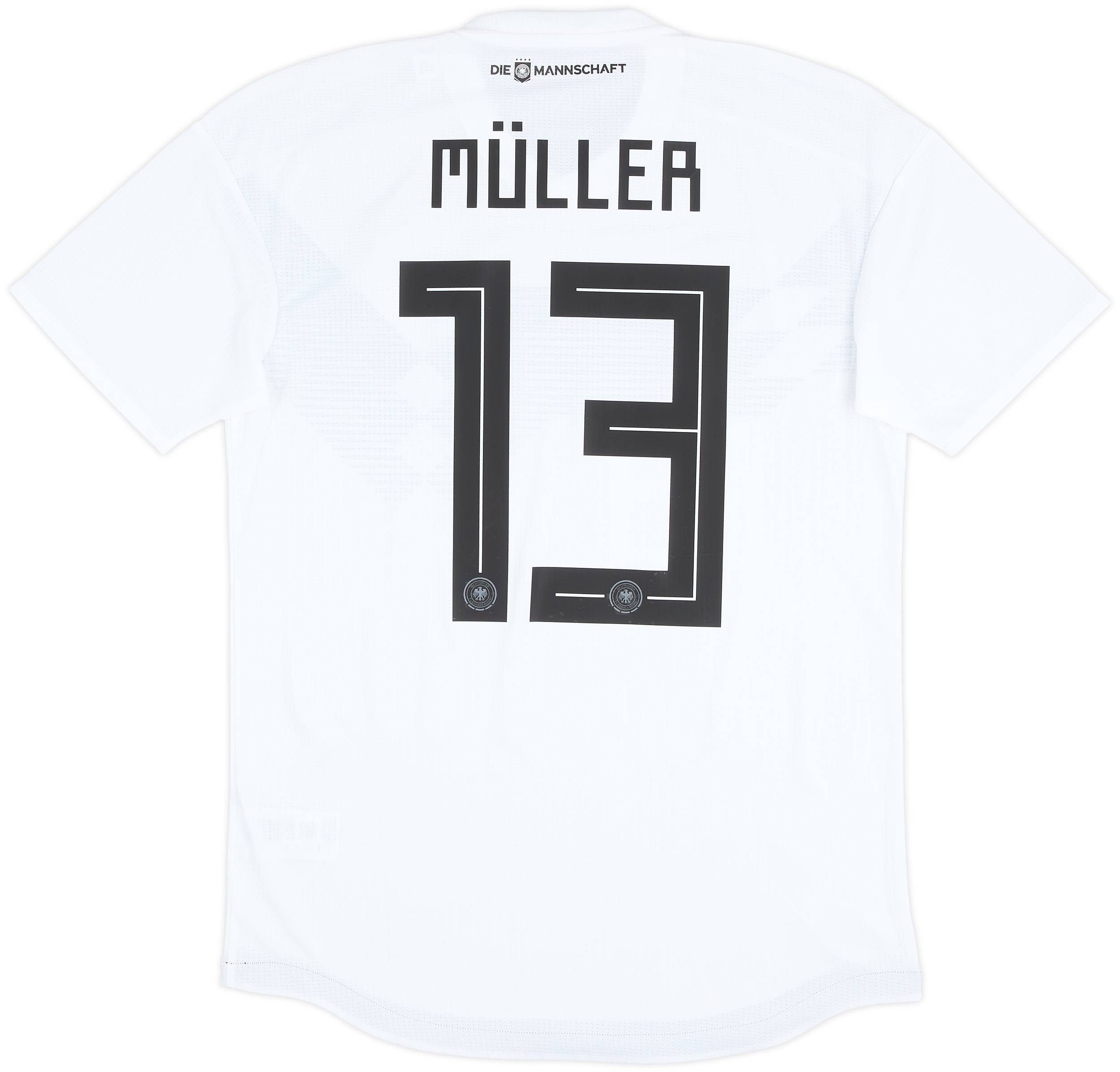 2018-19 Germany Authentic Home Shirt Muller #13 - 10/10 - (M)
