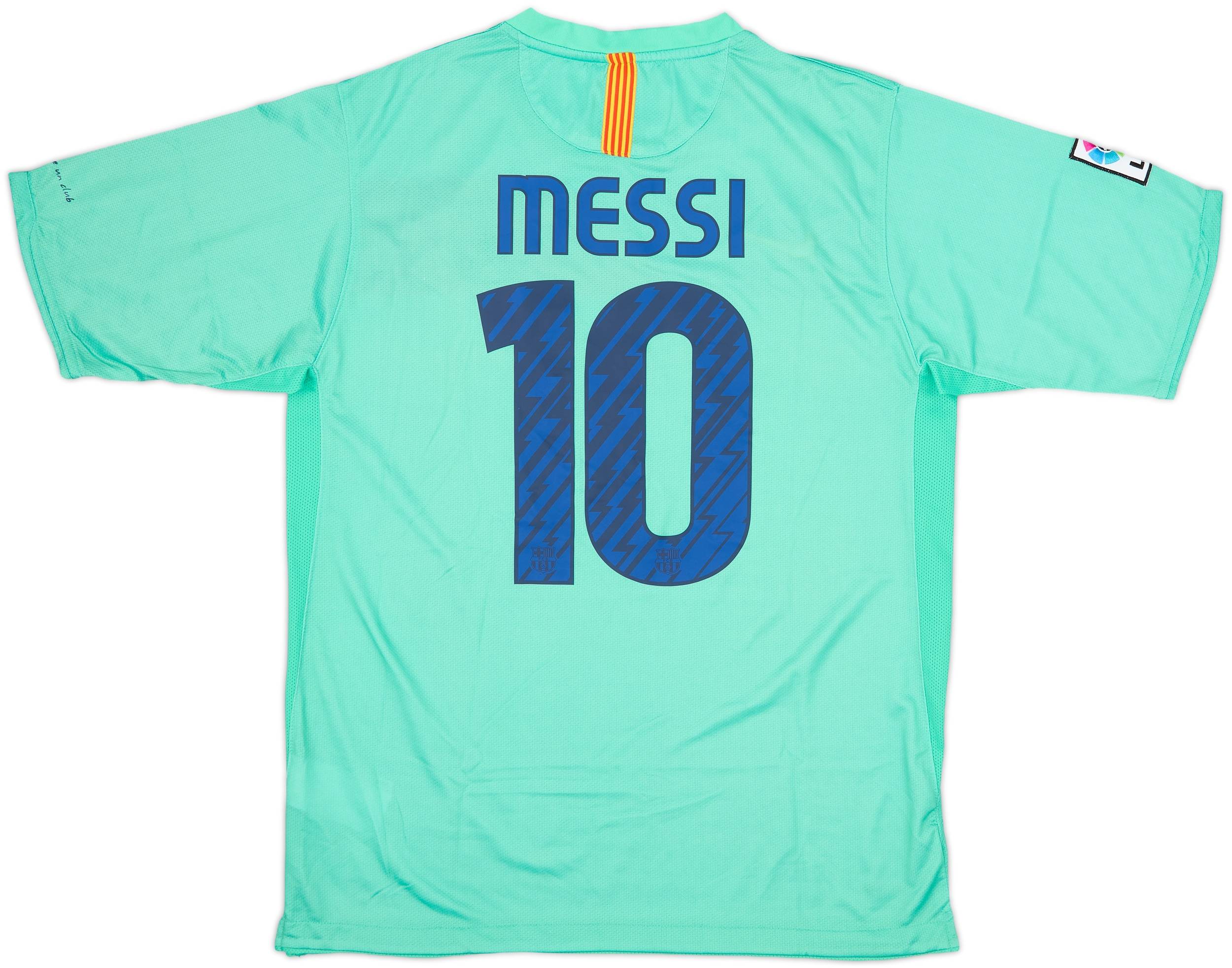 2010-11 Barcelona Away Shirt Messi #10 - 8/10 - (L)