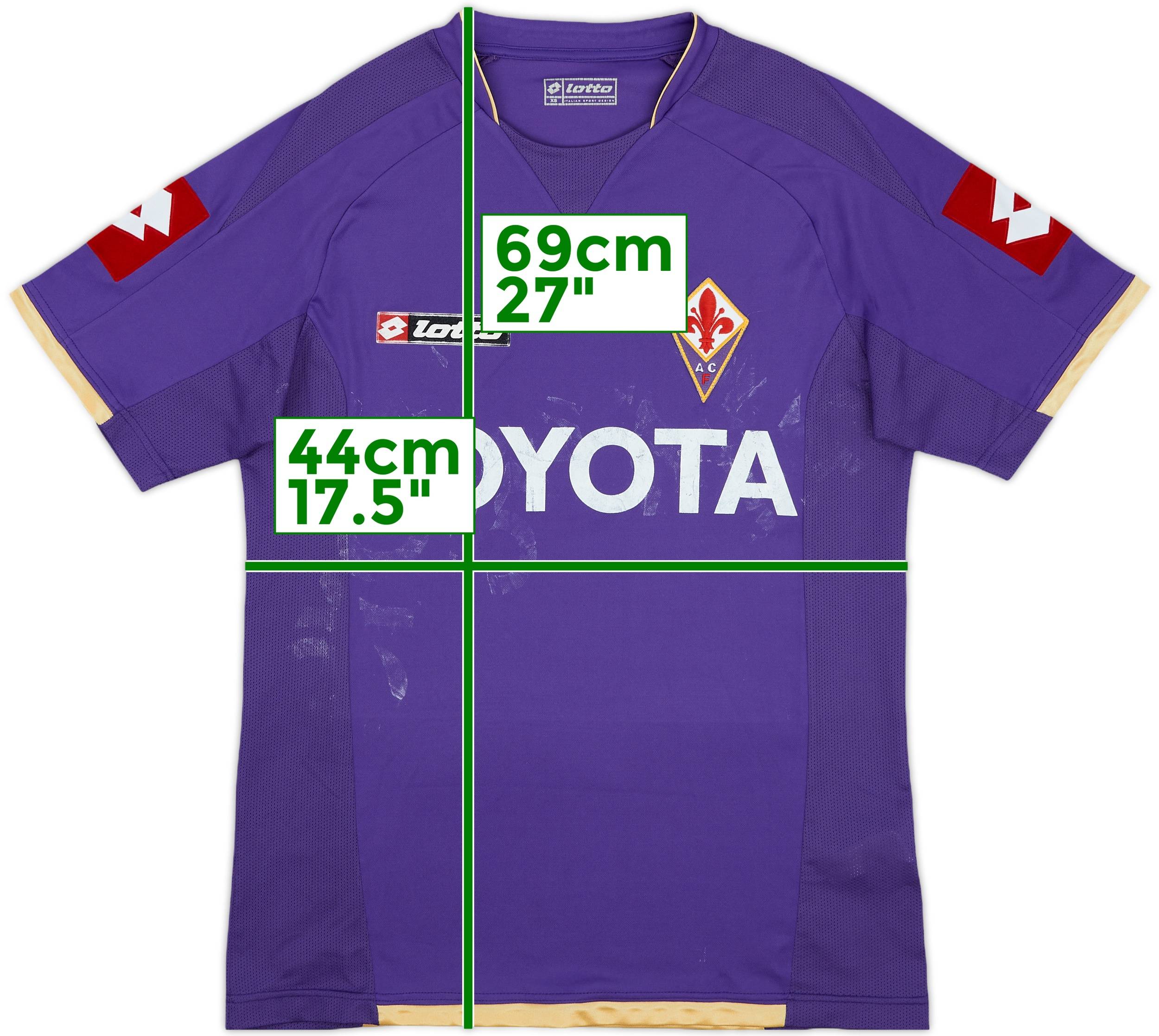 2007-08 Fiorentina Home Shirt - 4/10 - (XS)