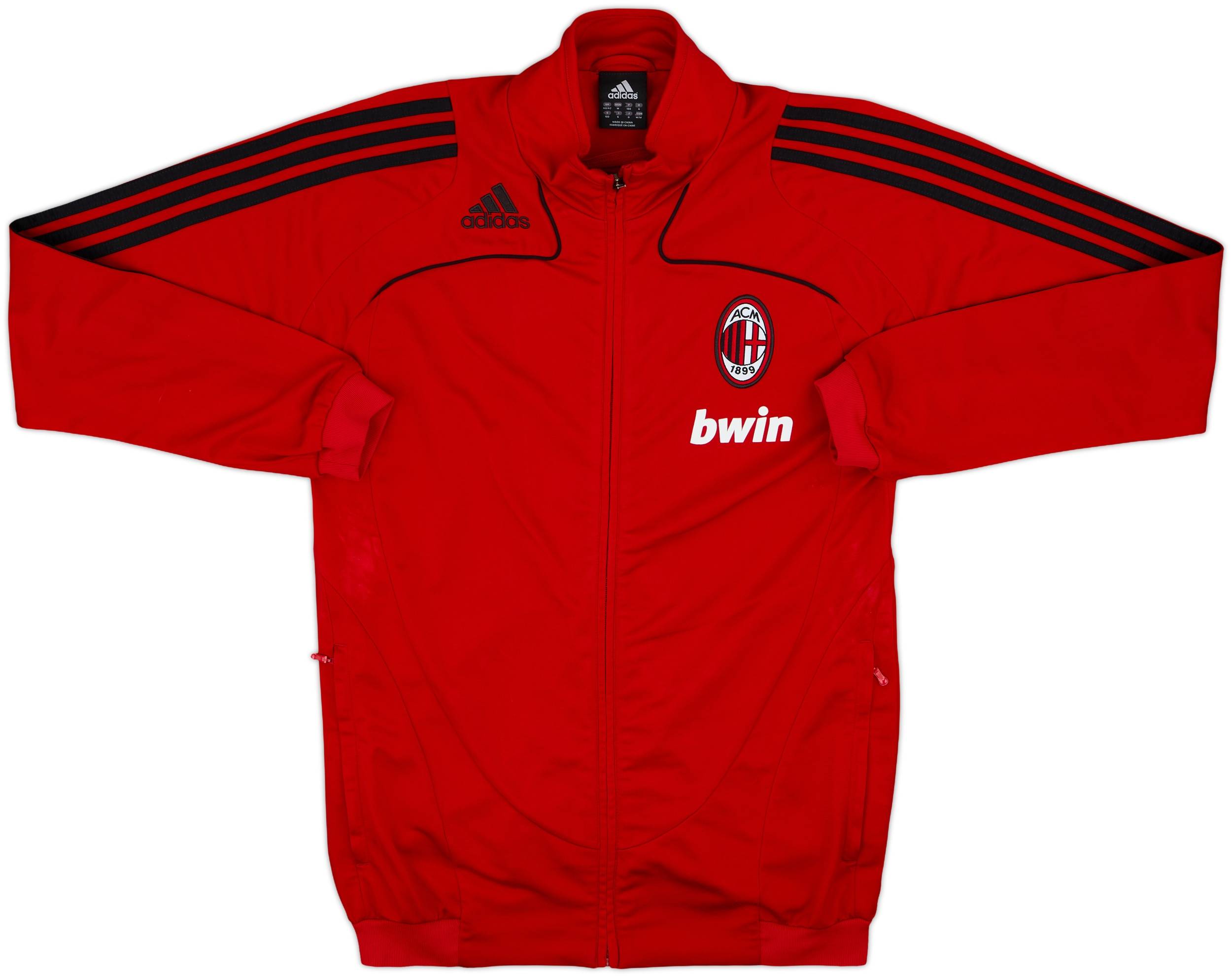 2008-09 AC Milan adidas Track Jacket - 8/10 - (M/L)