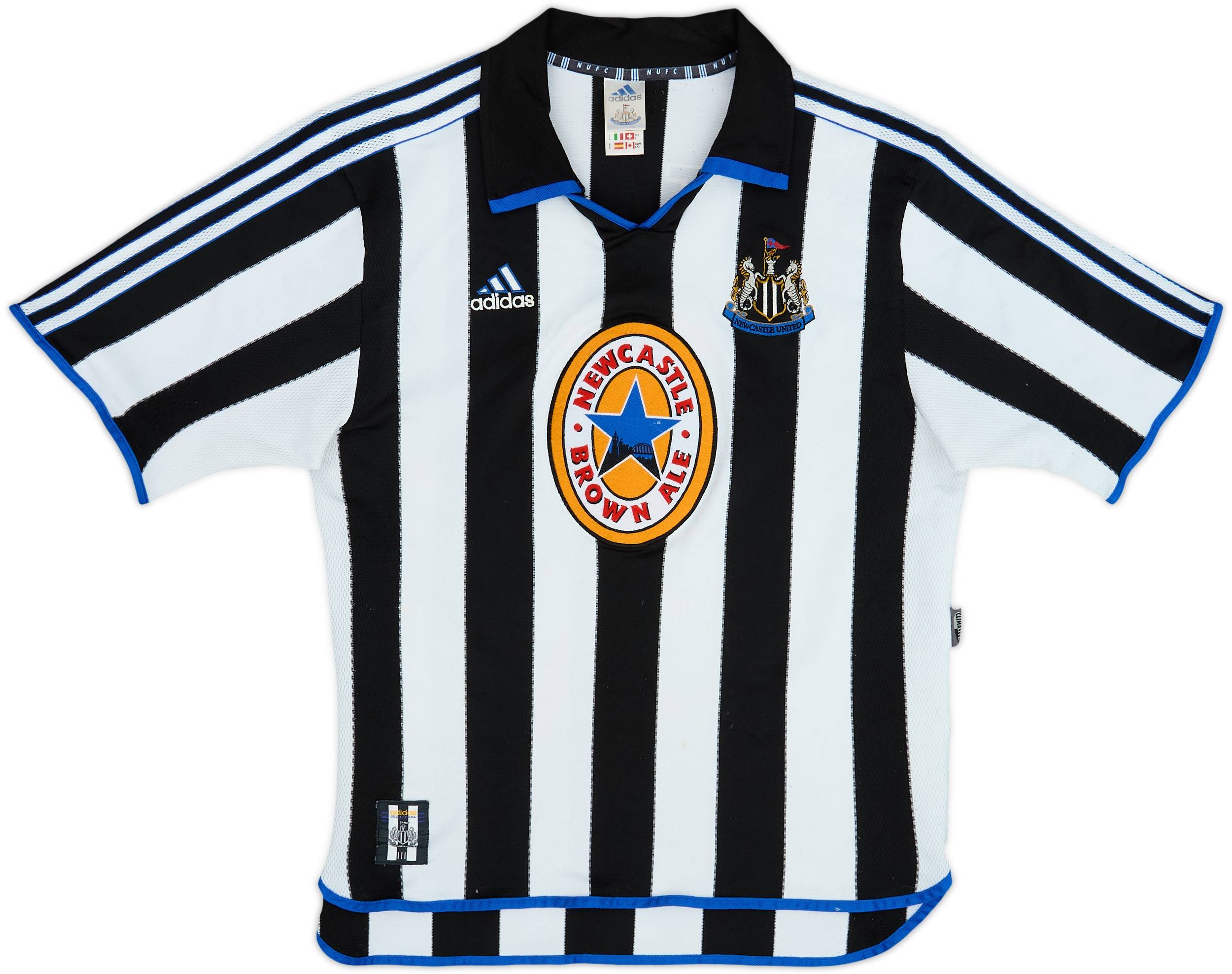 ウェア 1997-99 Newcastle United SHEARER #9 1999-00 Newcastle Home Shirt Shearer #9 - 7/10 - (L)