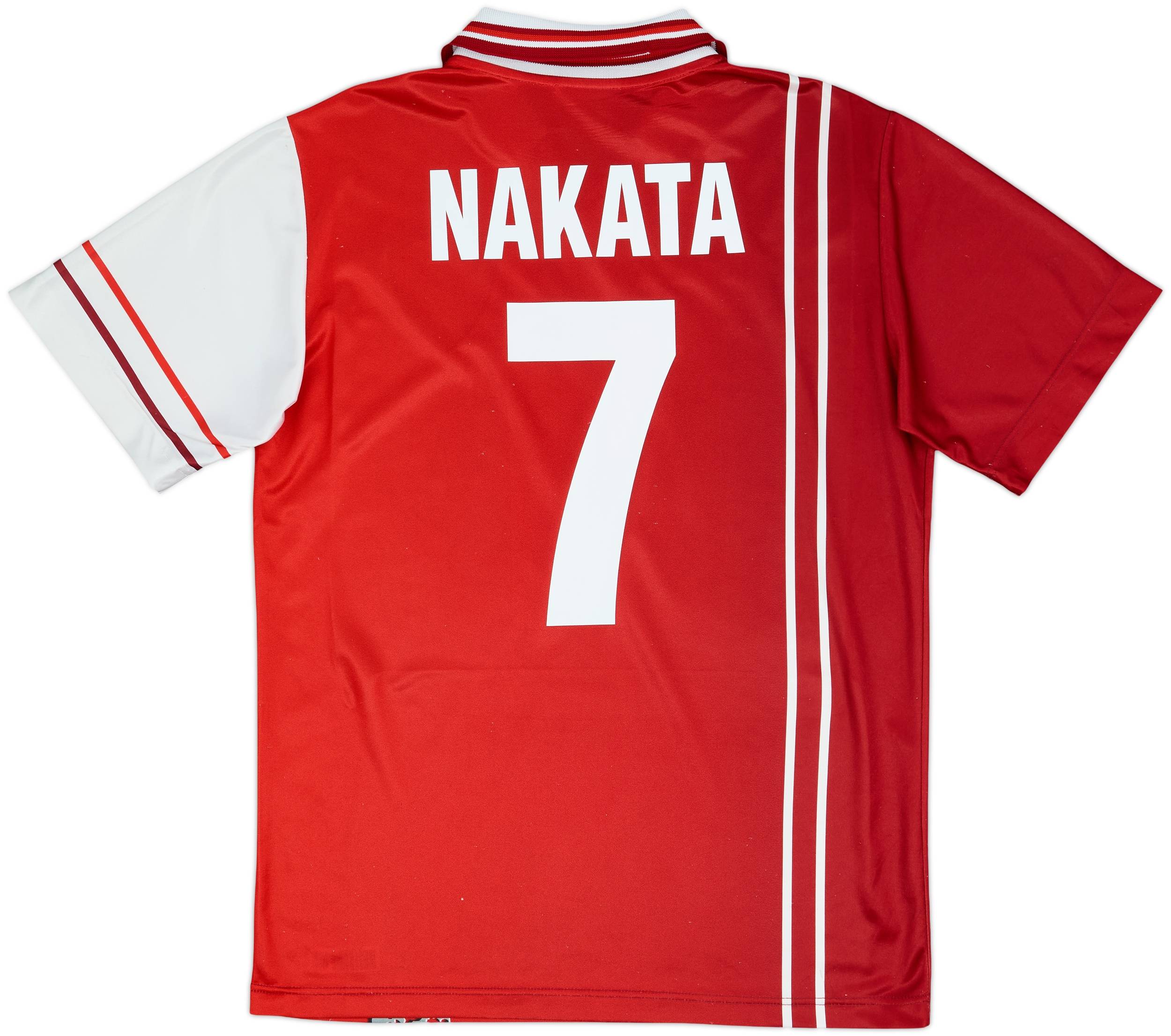 1998-99 Perugia Home Shirt Nakata #7 - 8/10 - (M)