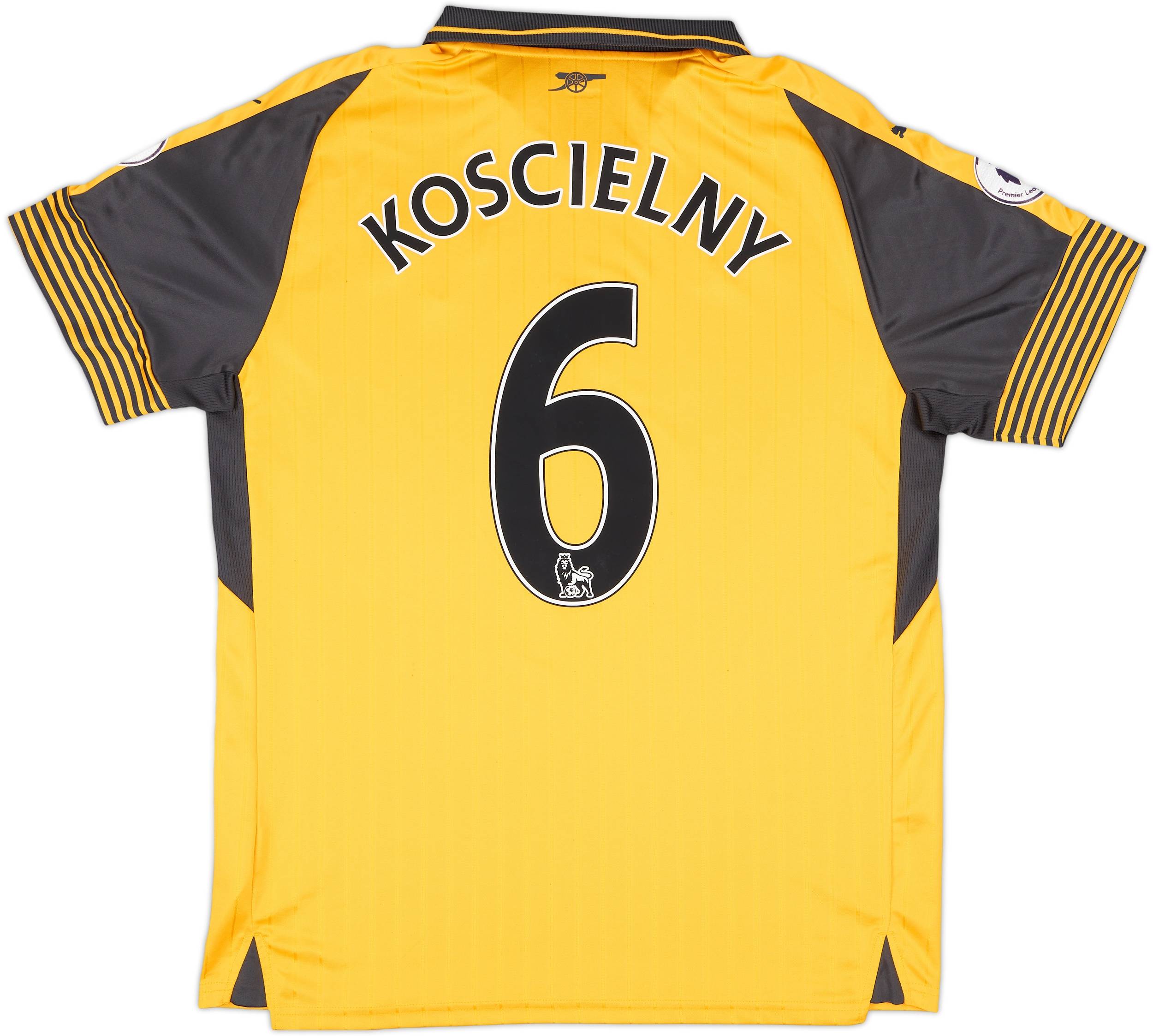 2015-16 Arsenal Away Shirt Koscielny #6 - 8/10 - (XL)