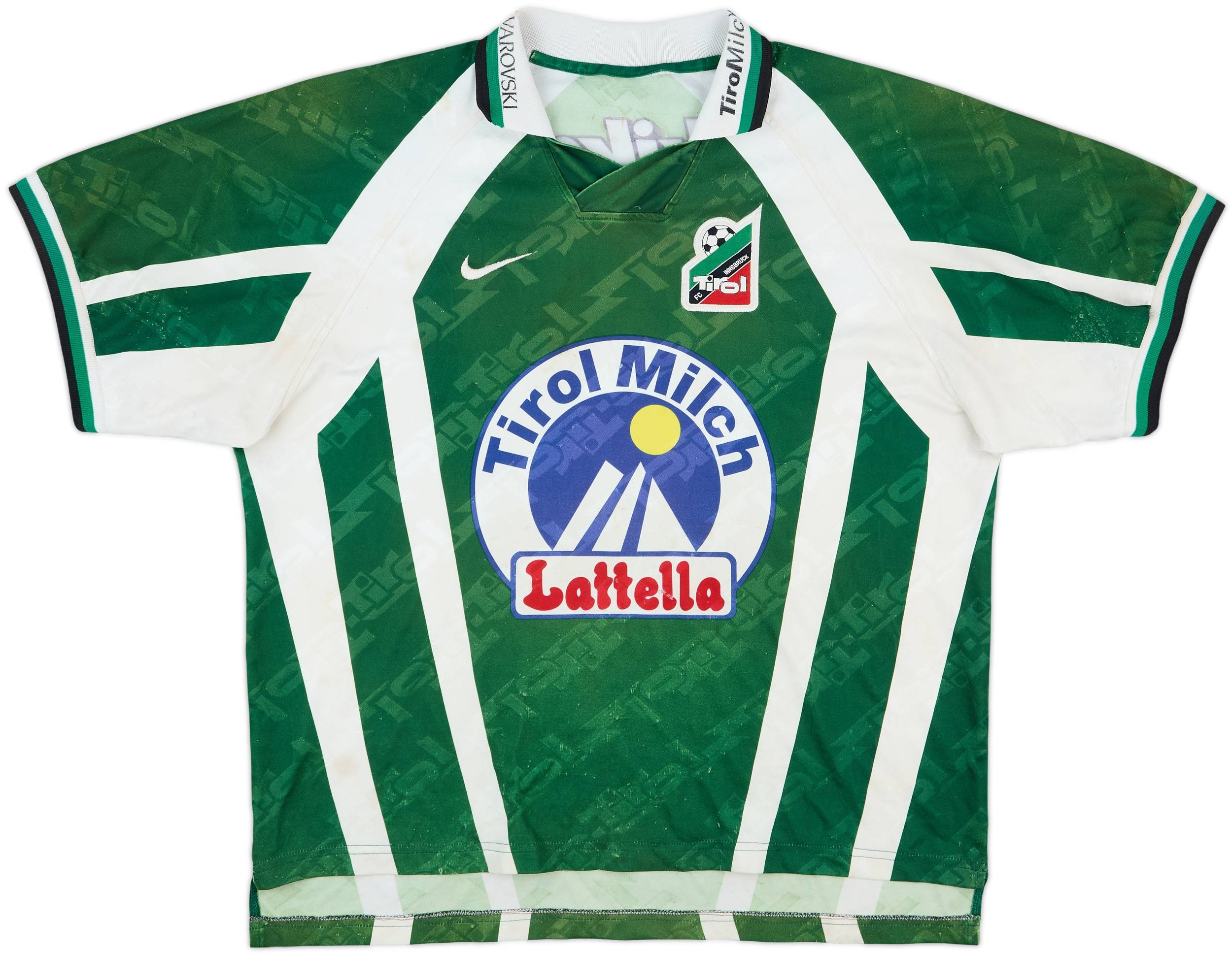 1996-97 Tirol Innsbruck Match Issue Away Shirt #15
