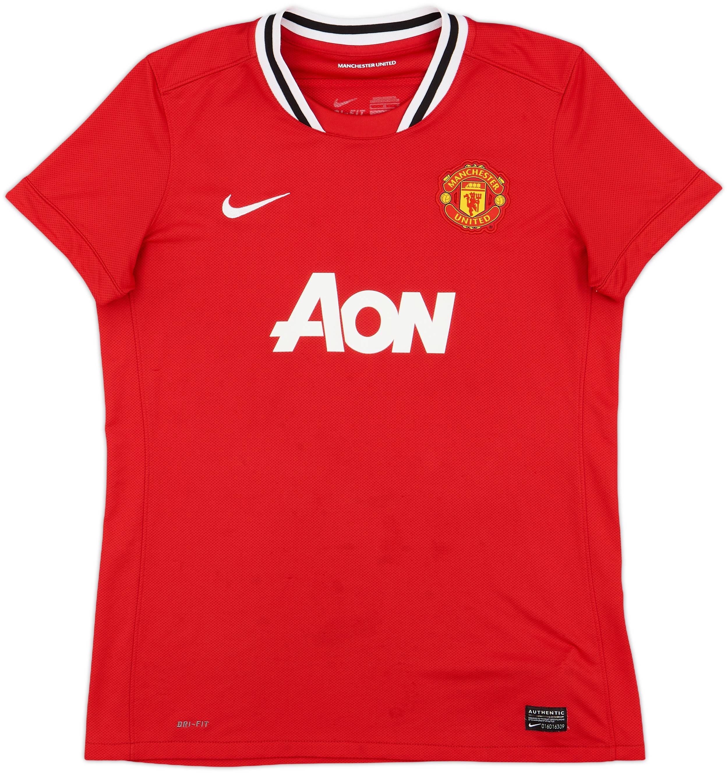 2011-12 Manchester United Home Shirt Giggs #11 - 7/10 - (Women's L)