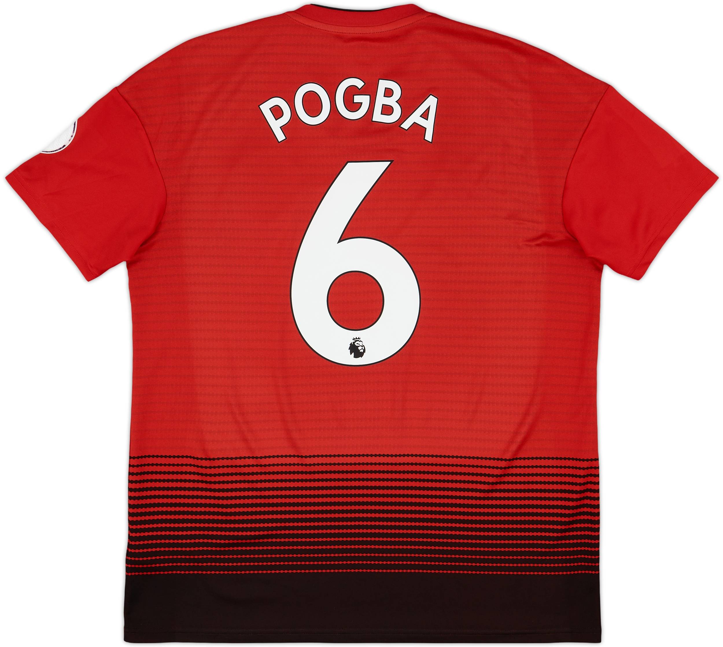2018-19 Manchester United Home Shirt Pogba #6 - 7/10 - (M)